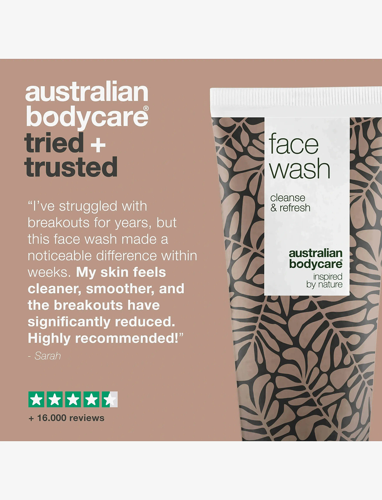 Australian Bodycare - Face Wash for blemishes and pimples - 200 ml - rengöringsgel - no color - 5