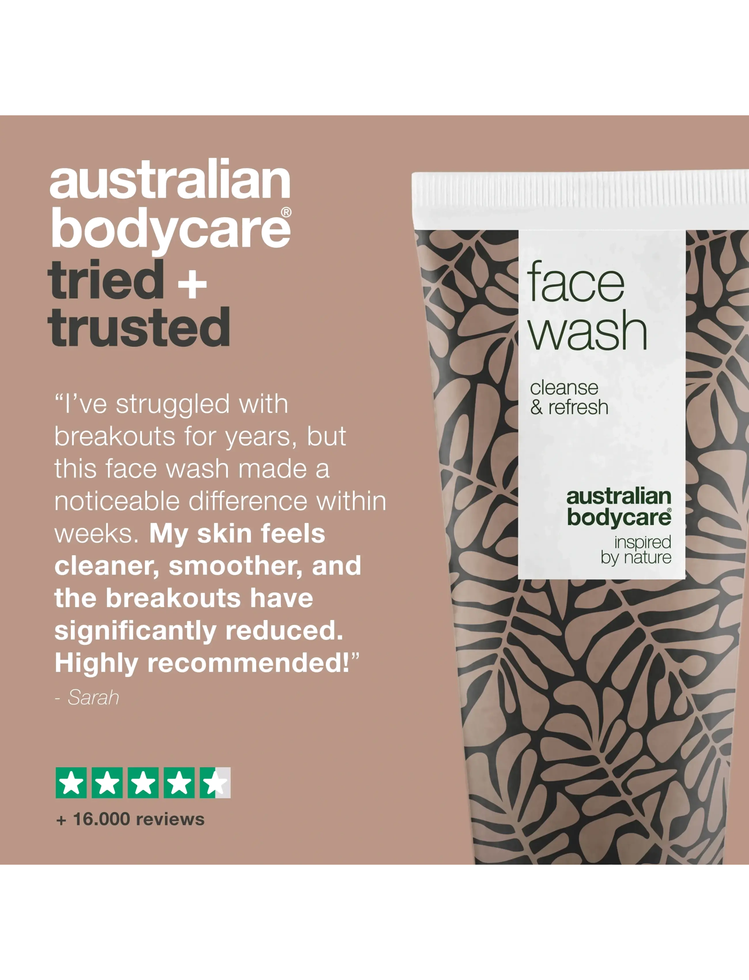 Australian Bodycare - Face Wash for blemishes and pimples - 200 ml - rensegels - no color - 5