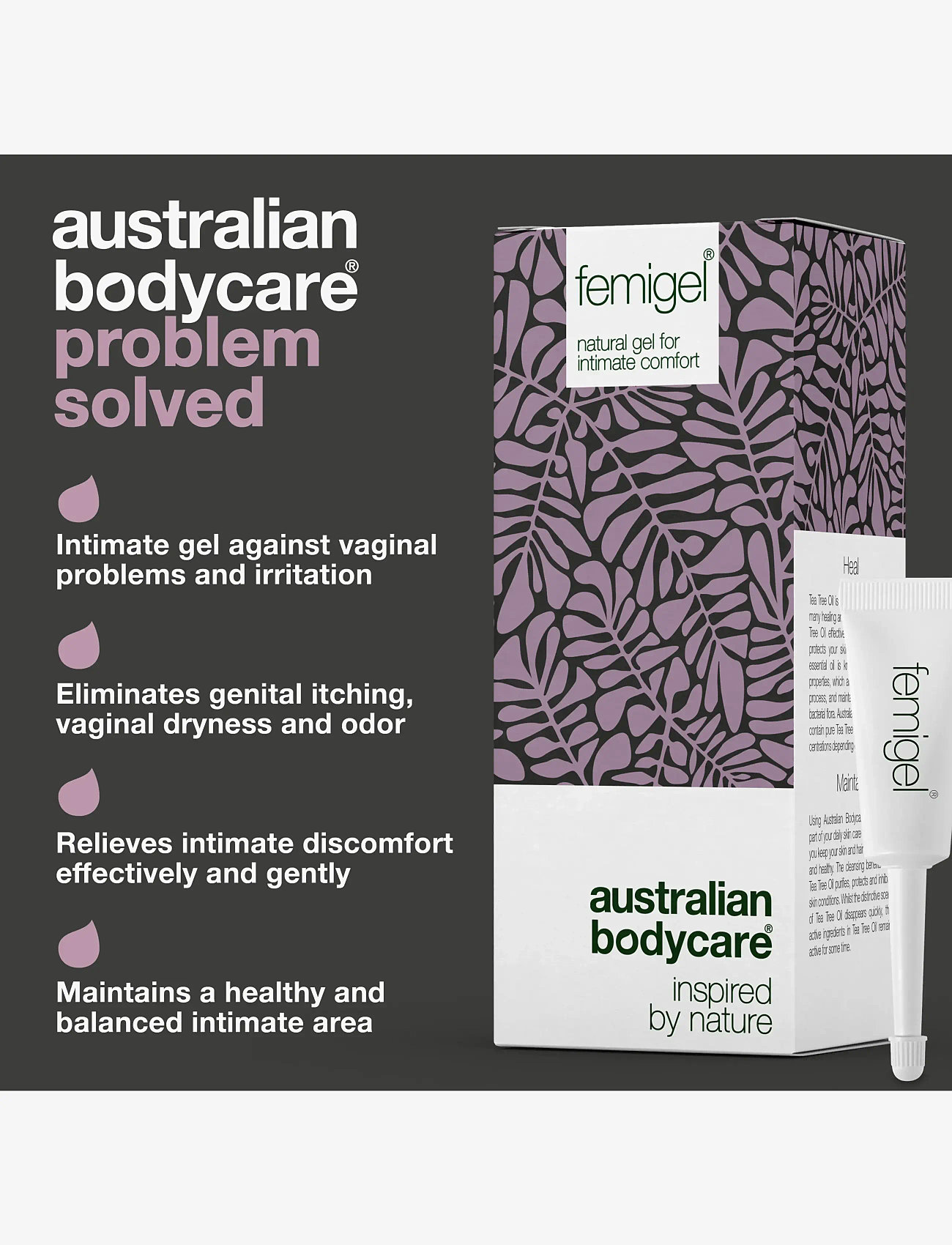 Australian Bodycare - Femigel - Gel for intimate discomfort - 15 x 7,5 ml - intimtvätt - no color - 3