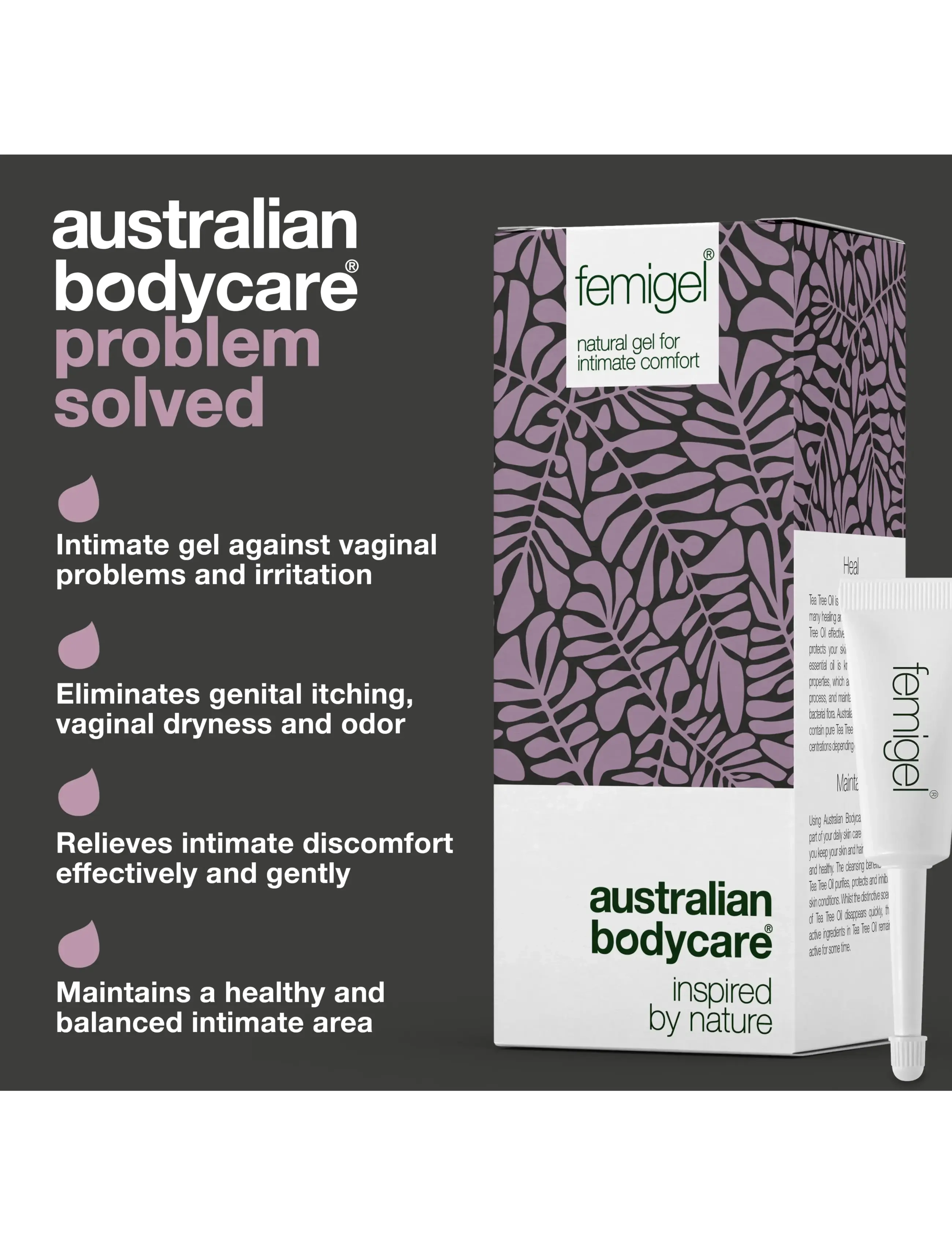 Australian Bodycare - Femigel - Gel for intimate discomfort - 15 x 7,5 ml - intimvask - no color - 3