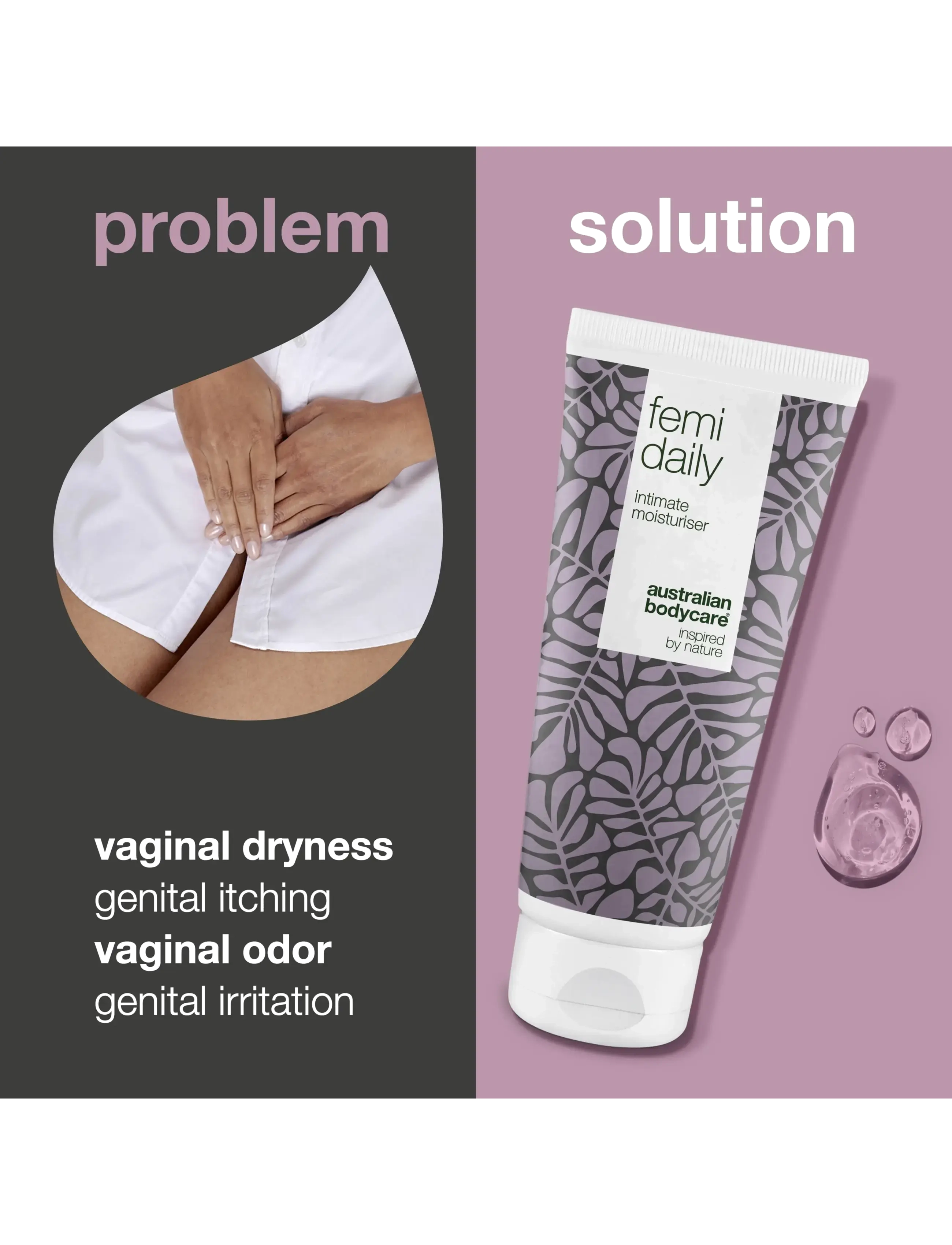 Australian Bodycare - Femi Daily - Intimate gel for itching & dryness - 200 ml - intimvask - no color - 2