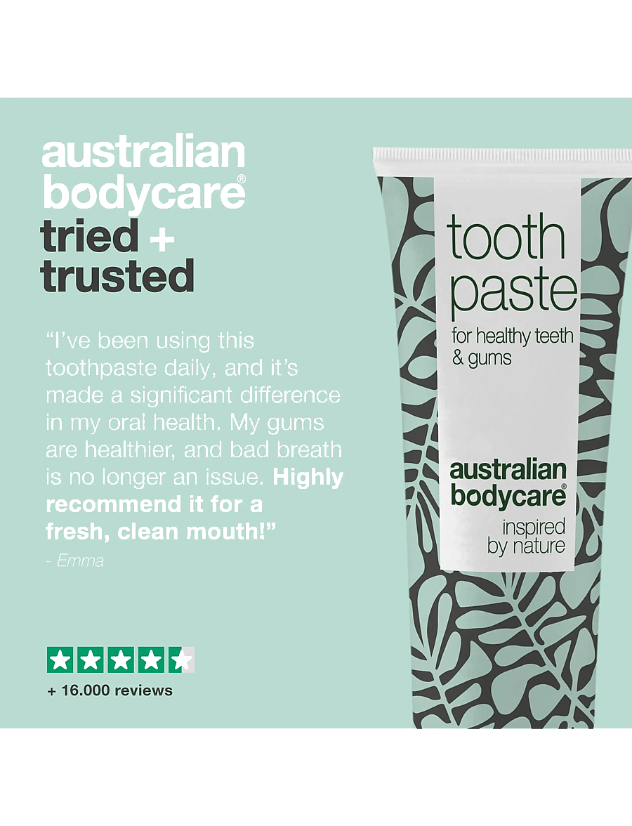 Australian Bodycare - Tooth Paste Coco & Zinc - for healthy teeth - 75 ml - tandpasta - white - 5