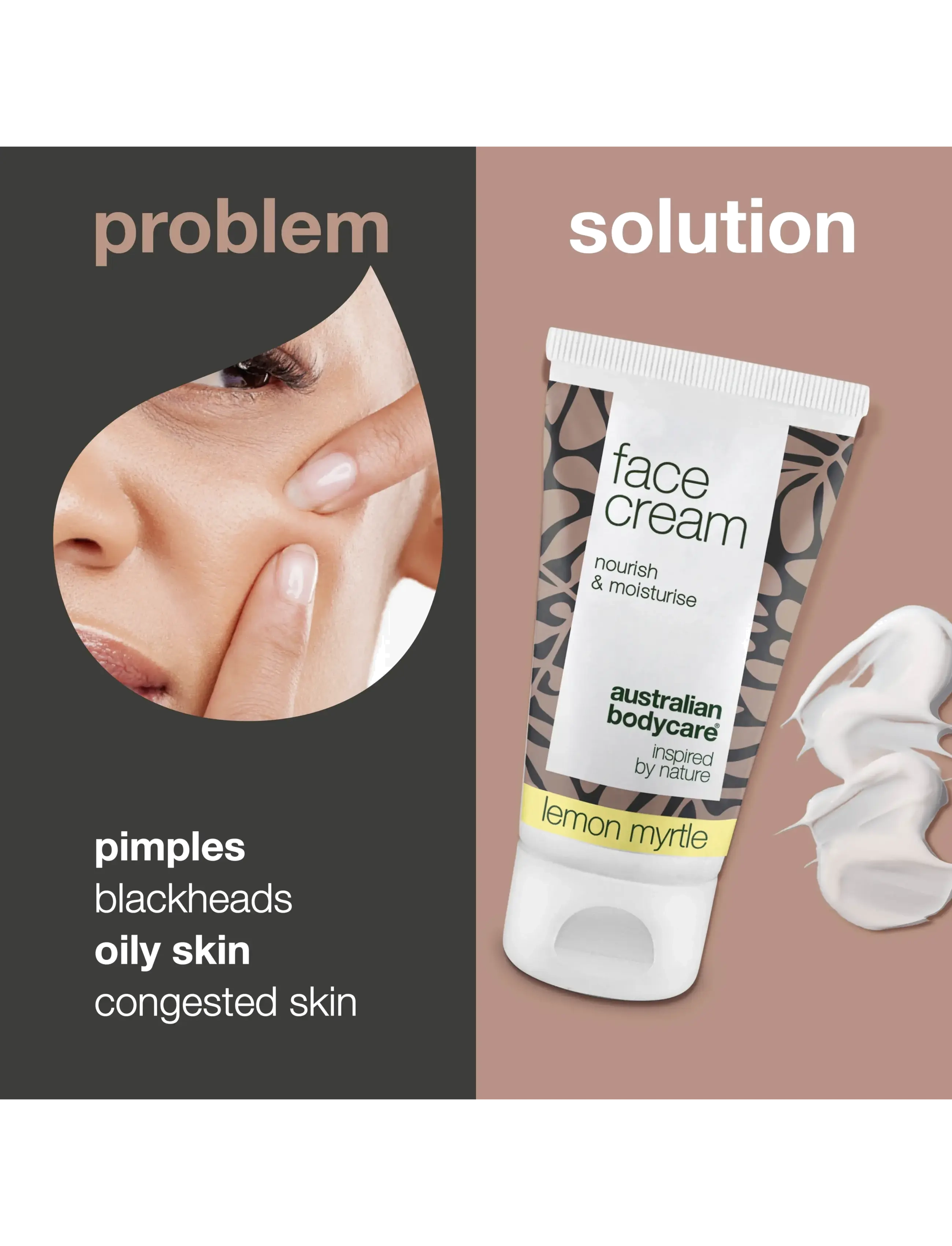 Australian Bodycare - Face Cream for pimples or dry skin - Lemon Myrtle - 50 ml - fugtpleje - no color - 2