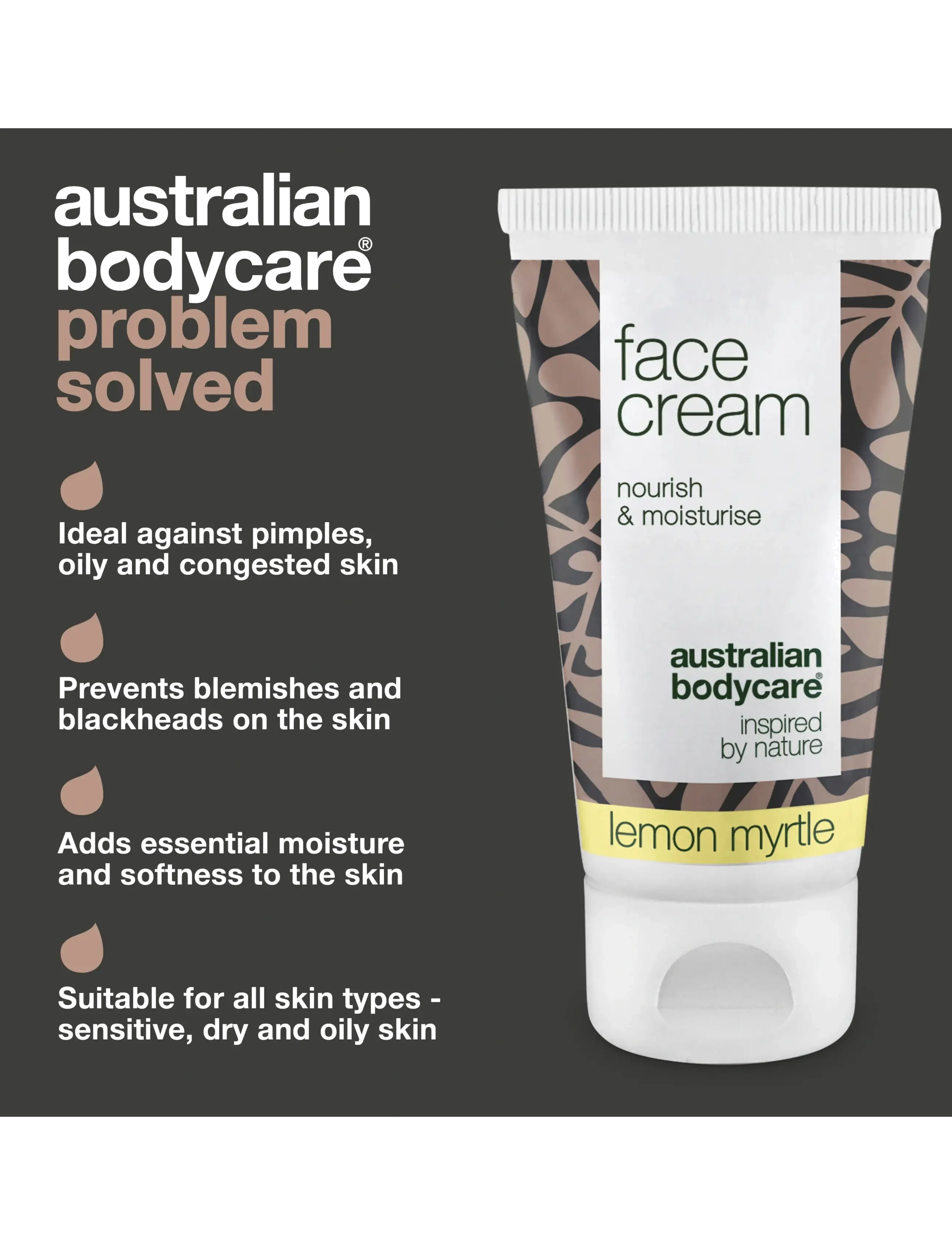 Australian Bodycare - Face Cream for pimples or dry skin - Lemon Myrtle - 50 ml - fugtpleje - no color - 3