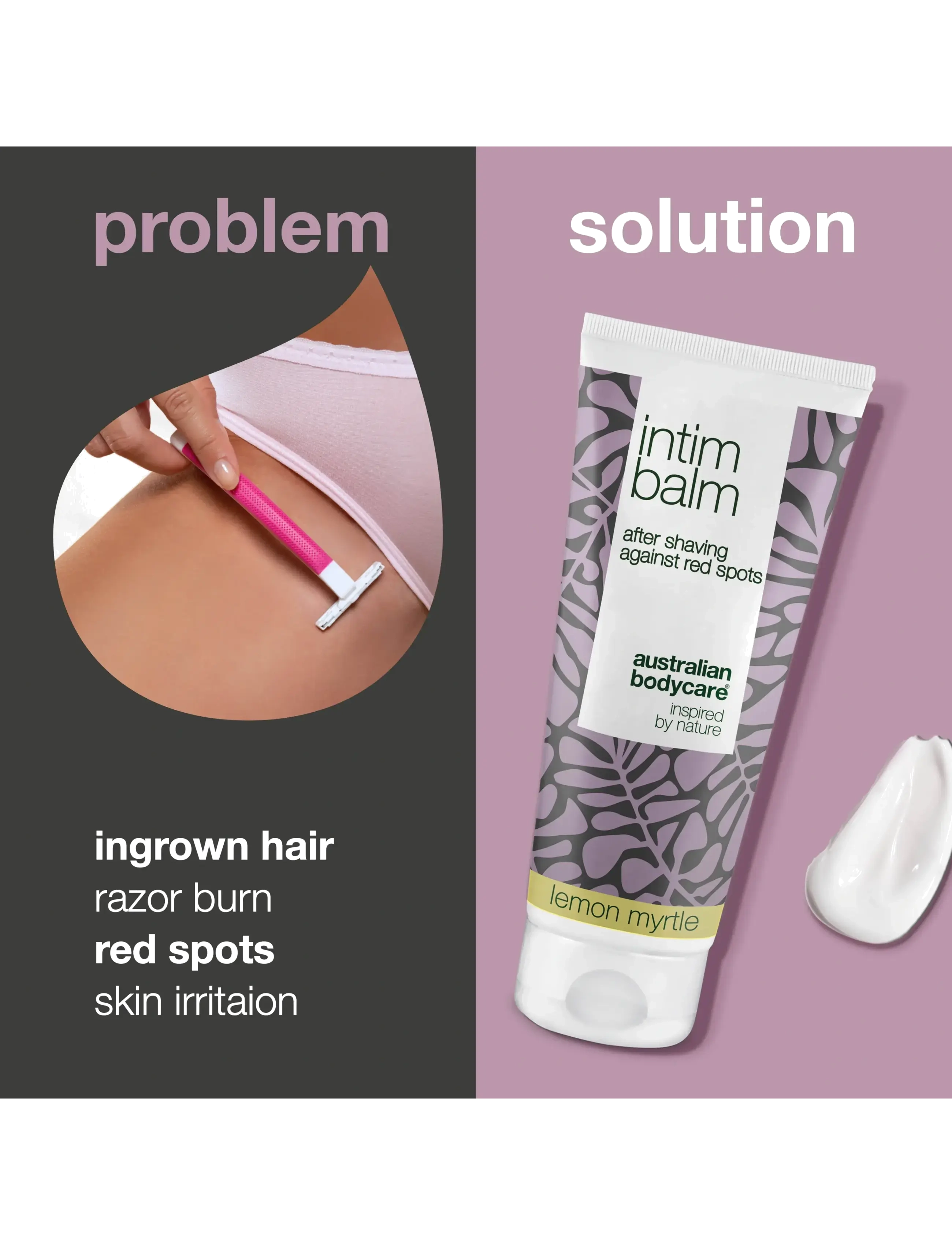 Australian Bodycare - Intim Balm - after shave balm against red spots - Lemon Myrtle - 100 ml - barbering - no color - 1