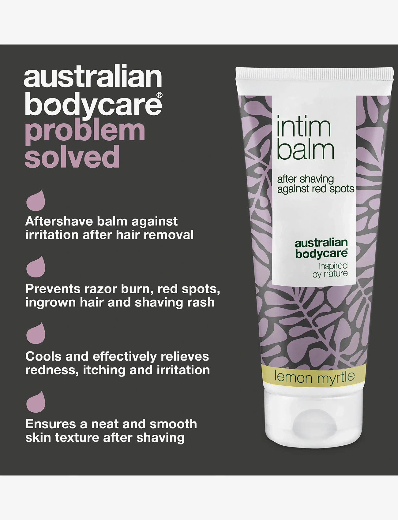 Australian Bodycare - Intim Balm - after shave balm against red spots - Lemon Myrtle - 100 ml - barbering - no color - 2