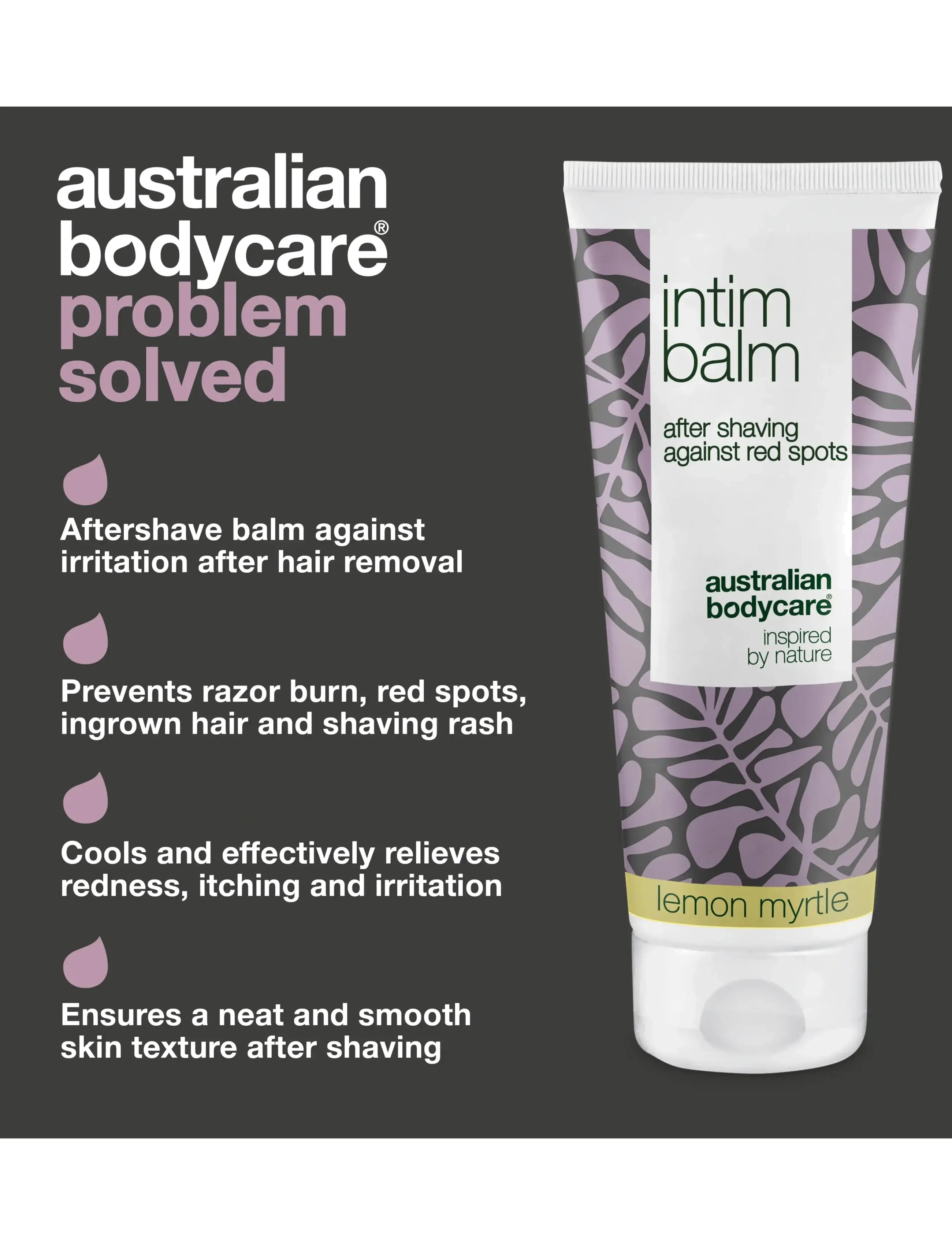 Australian Bodycare - Intim Balm - after shave balm against red spots - Lemon Myrtle - 100 ml - barbering - no color - 2