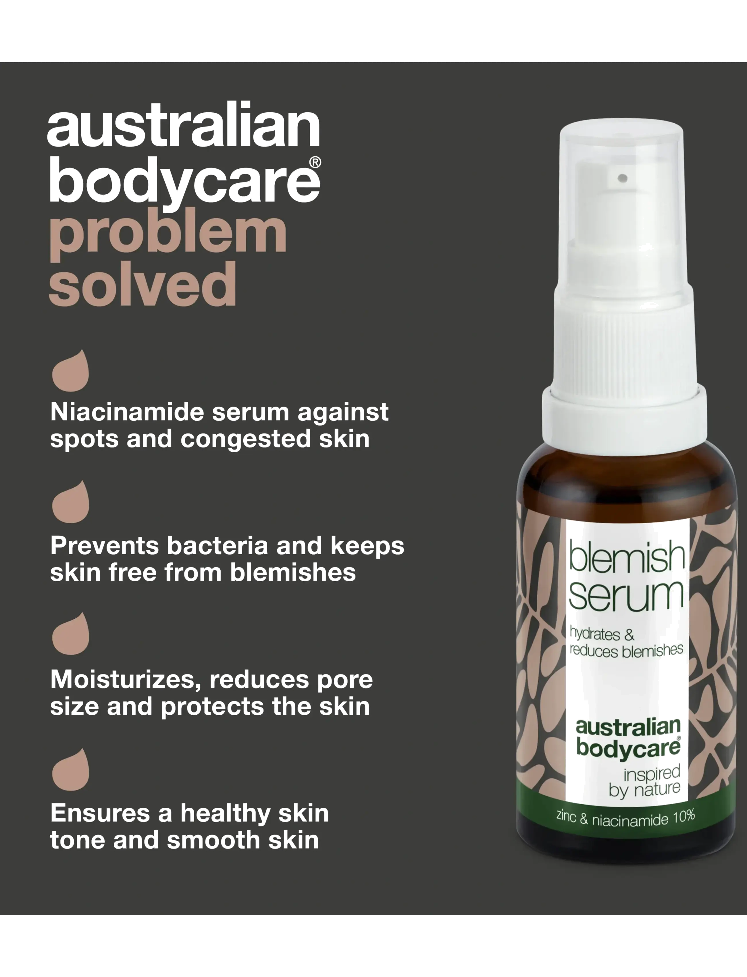 Australian Bodycare - Blemish Serum with Niacinamide 10% - 30 ml - serum - no color - 3