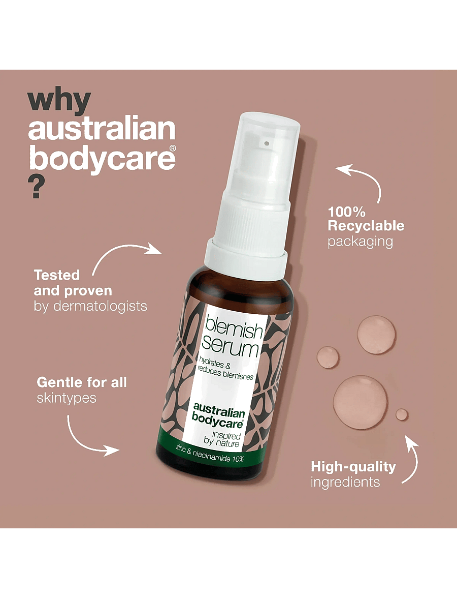 Australian Bodycare - Blemish Serum with Niacinamide 10% - 30 ml - no color - 4