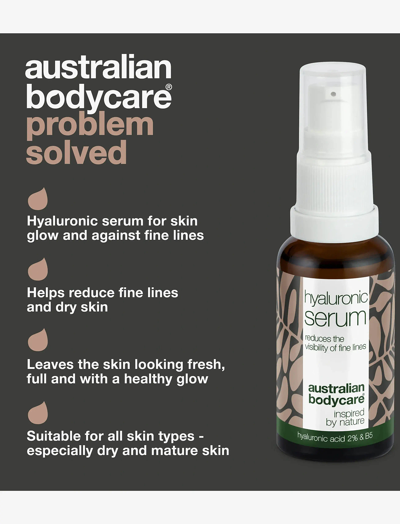 Australian Bodycare - Face Serum with Hyaluronic Acid 2% - 30 ml - serum - no color - 3