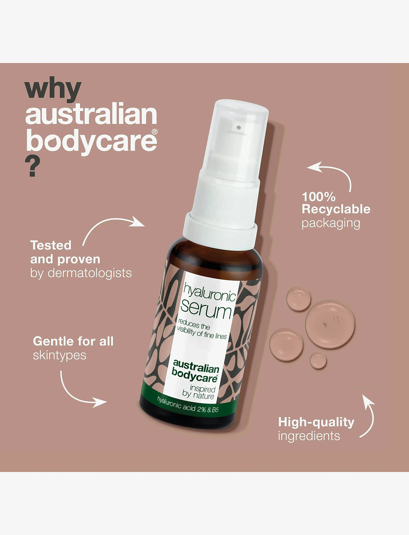 Australian Bodycare - Face Serum with Hyaluronic Acid 2% - 30 ml - serum - no color - 4