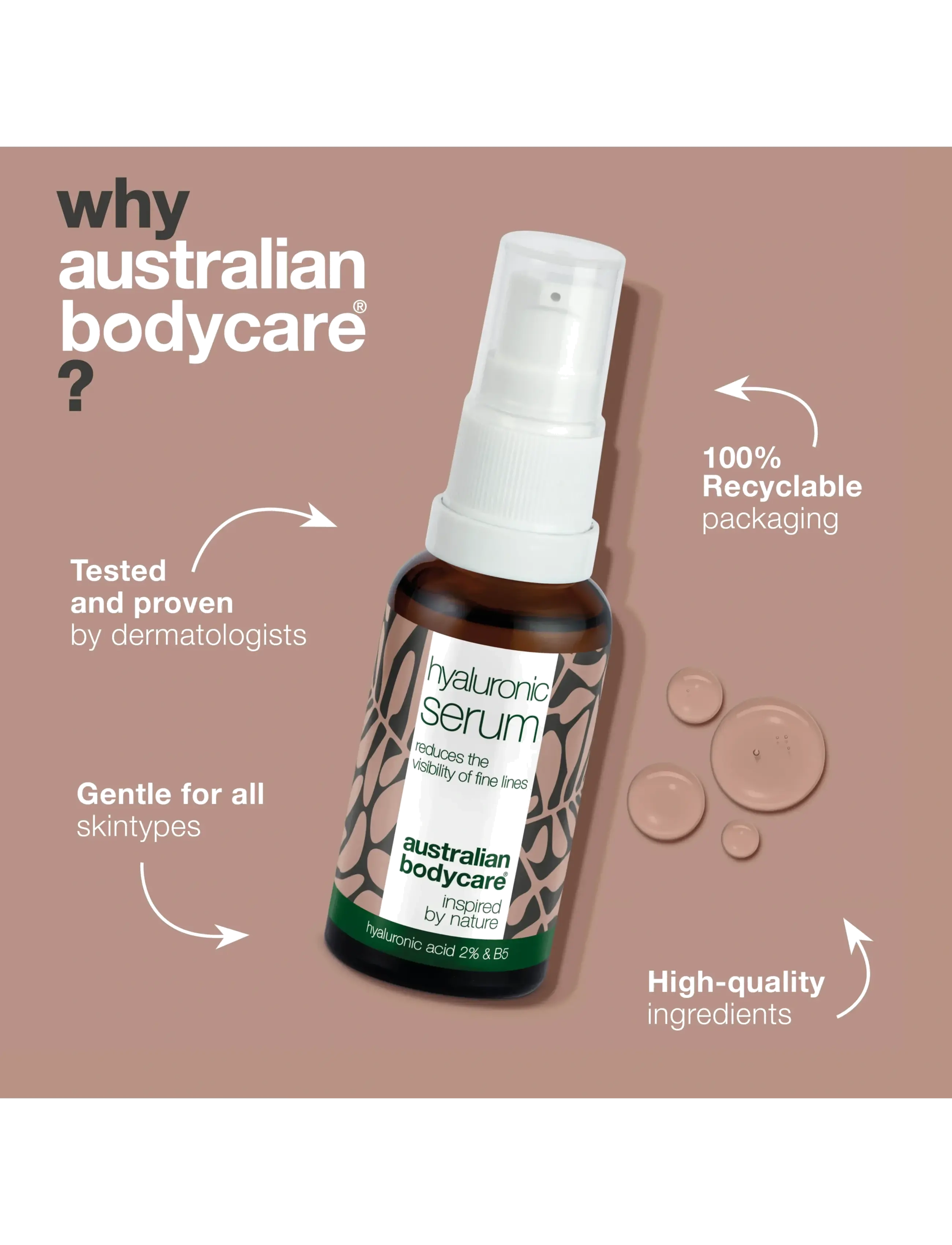 Australian Bodycare - Face Serum with Hyaluronic Acid 2% - 30 ml - serum - no color - 4