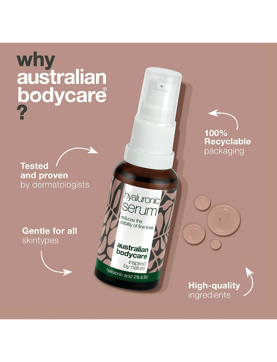 Australian Bodycare - Face Serum with Hyaluronic Acid 2% - 30 ml - no color - 4