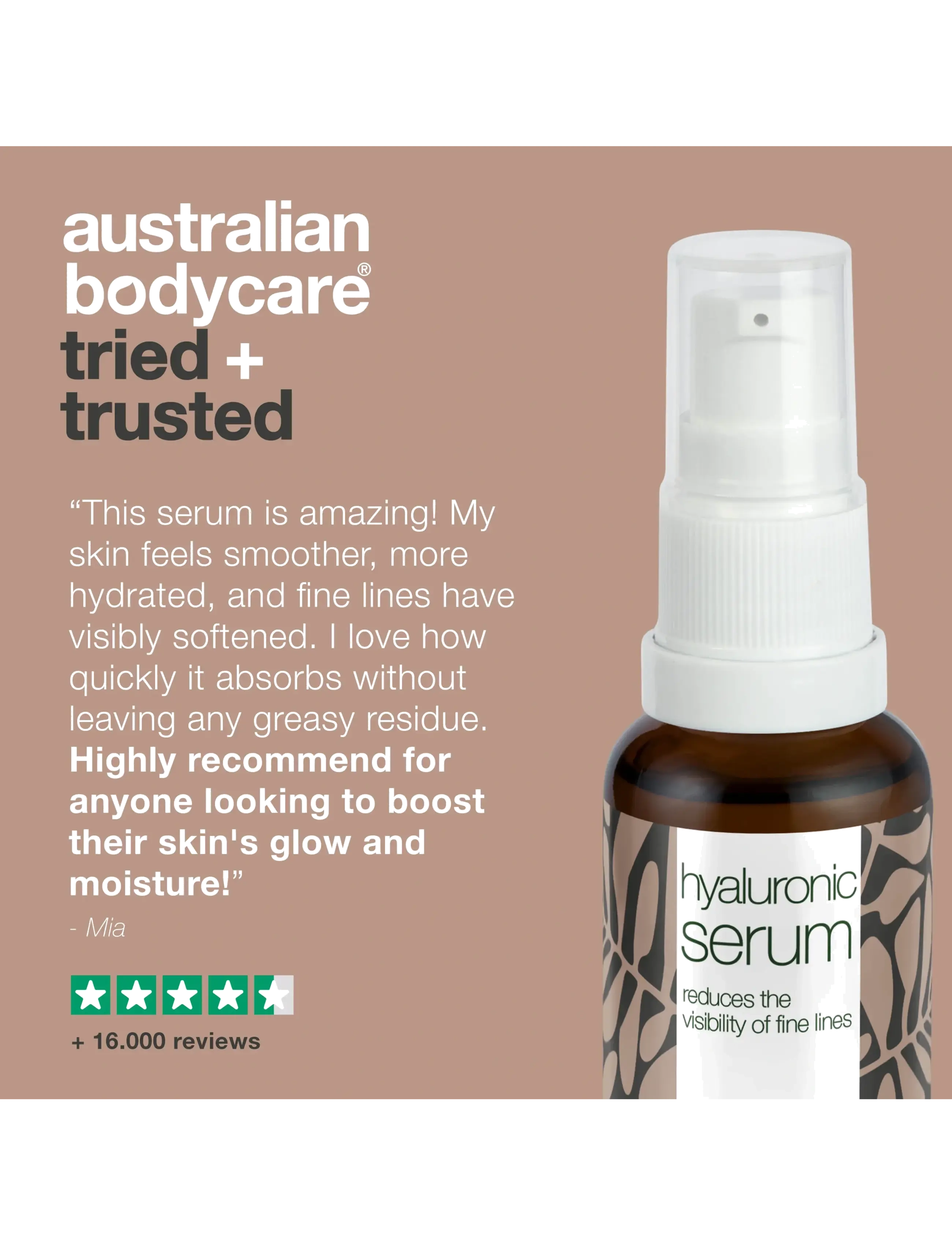 Australian Bodycare - Face Serum with Hyaluronic Acid 2% - 30 ml - serum - no color - 5