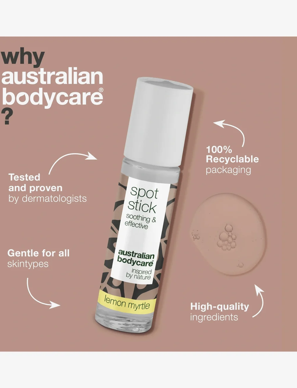 Australian Bodycare - Spot Stick for pimples & blackheads - Lemon Myrtle - 9 ml - spordihooldusvahendid - no color - 4