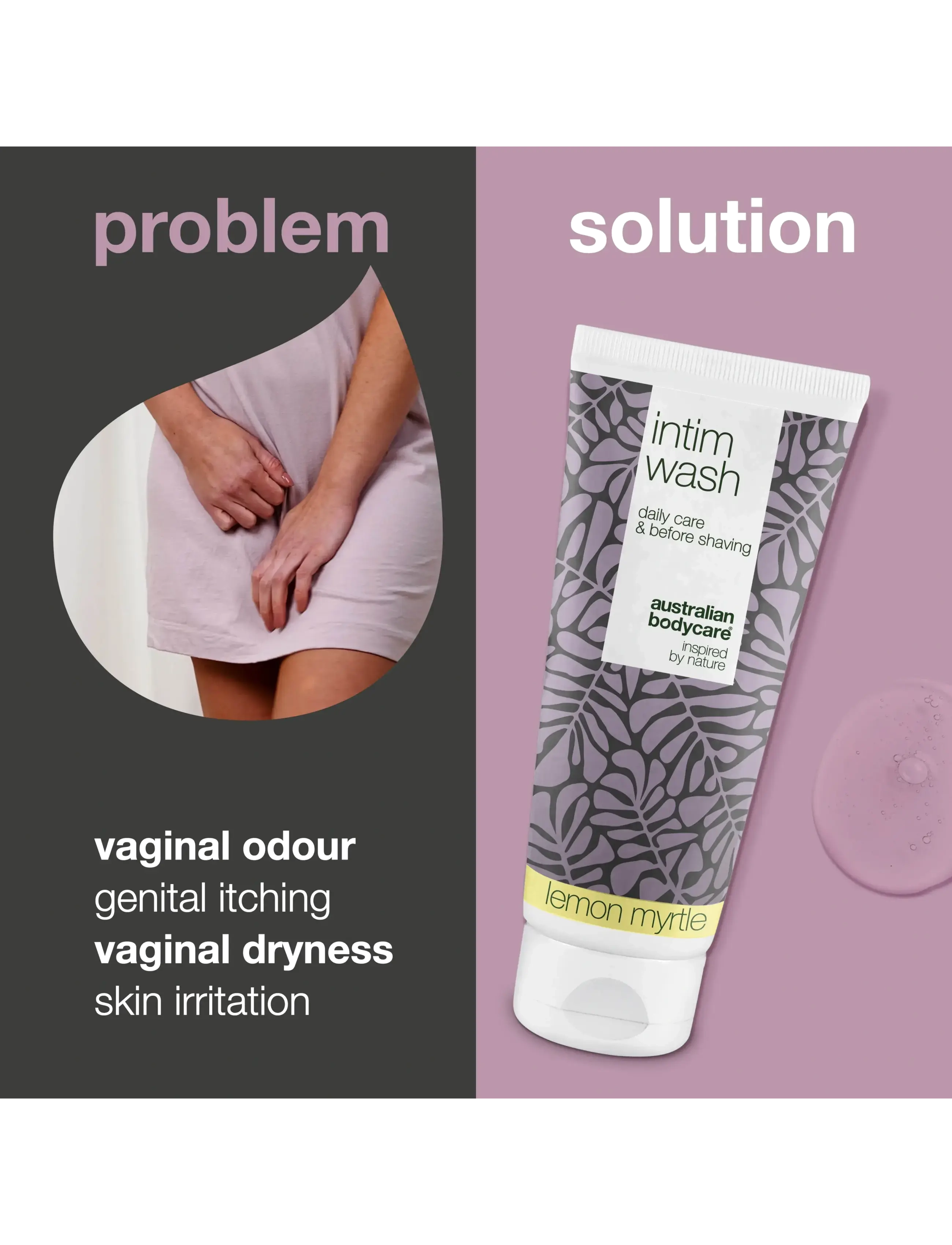 Australian Bodycare - Intim Wash for daily intimate hygiene - Lemon Myrtle - 200 ml - intimvask - no color - 2