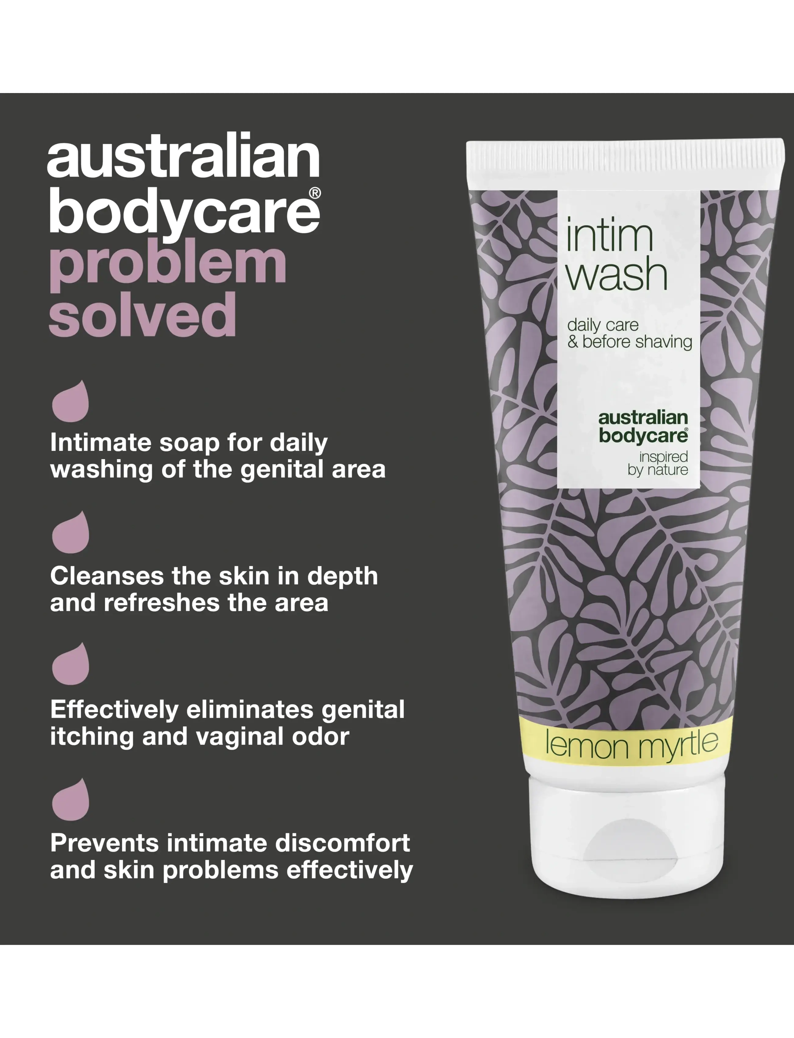 Australian Bodycare - Intim Wash for daily intimate hygiene - Lemon Myrtle - 200 ml - intimvask - no color - 3