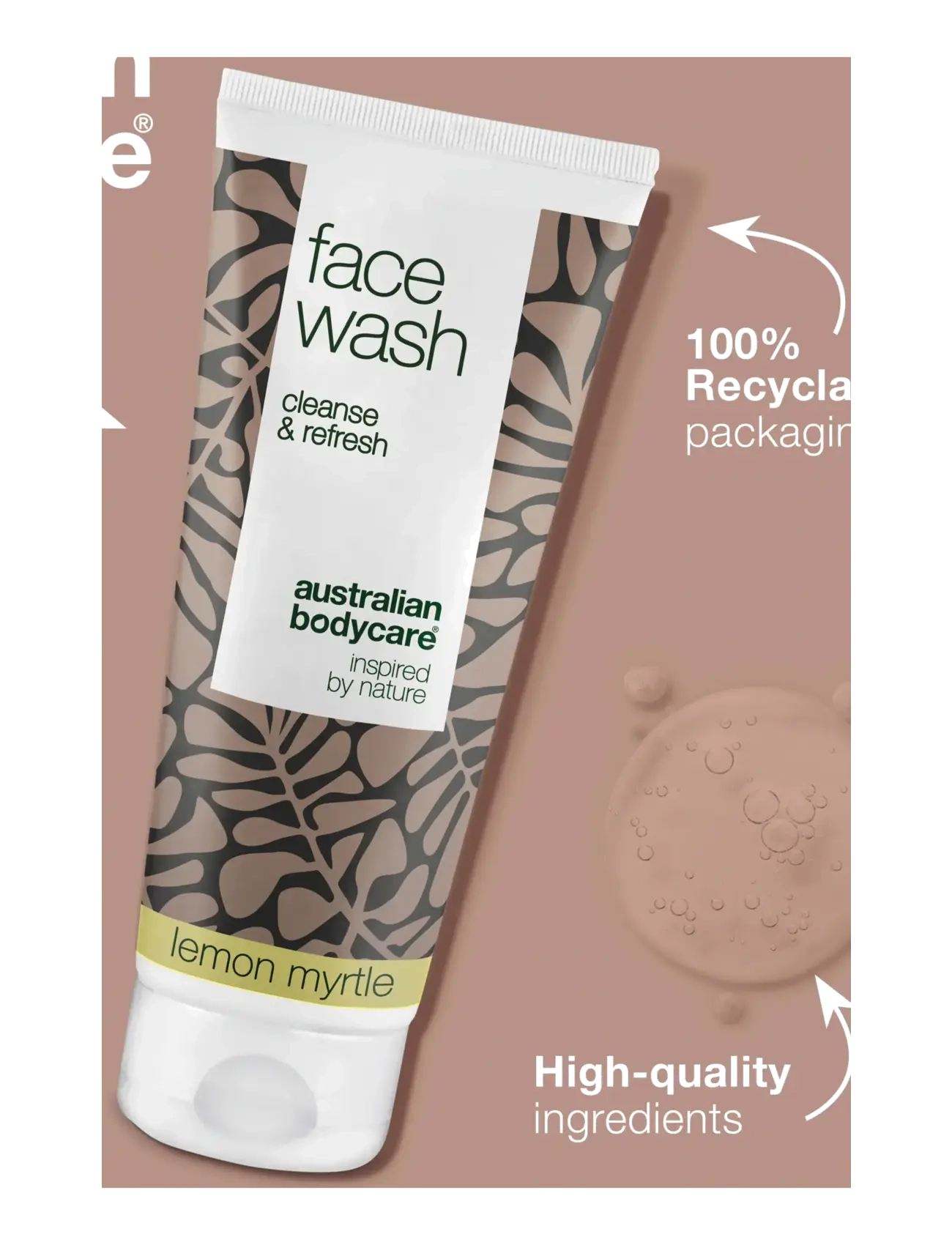 Australian Bodycare - Face Wash for blemishes and pimples - Lemon Myrtle - 100 ml - rensegels - no color - 4