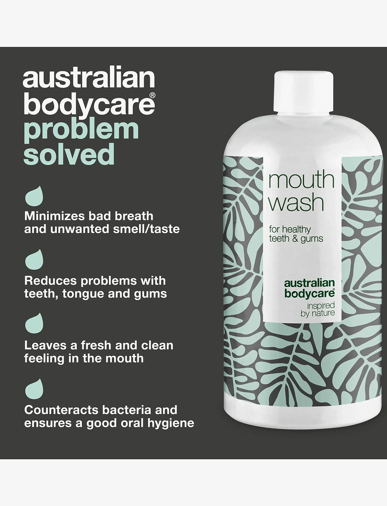 Australian Bodycare - Mouth Wash  - for good oral hygiene - 500 ml - munskölj - no color - 3