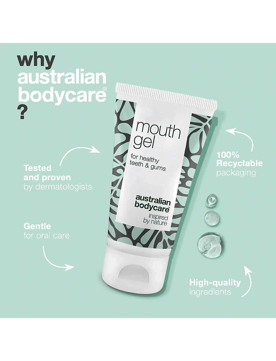 Australian Bodycare - Mouth Gel - oral gel for good oral hygiene - 50 ml - rejsestørrelser & kits - no color - 4