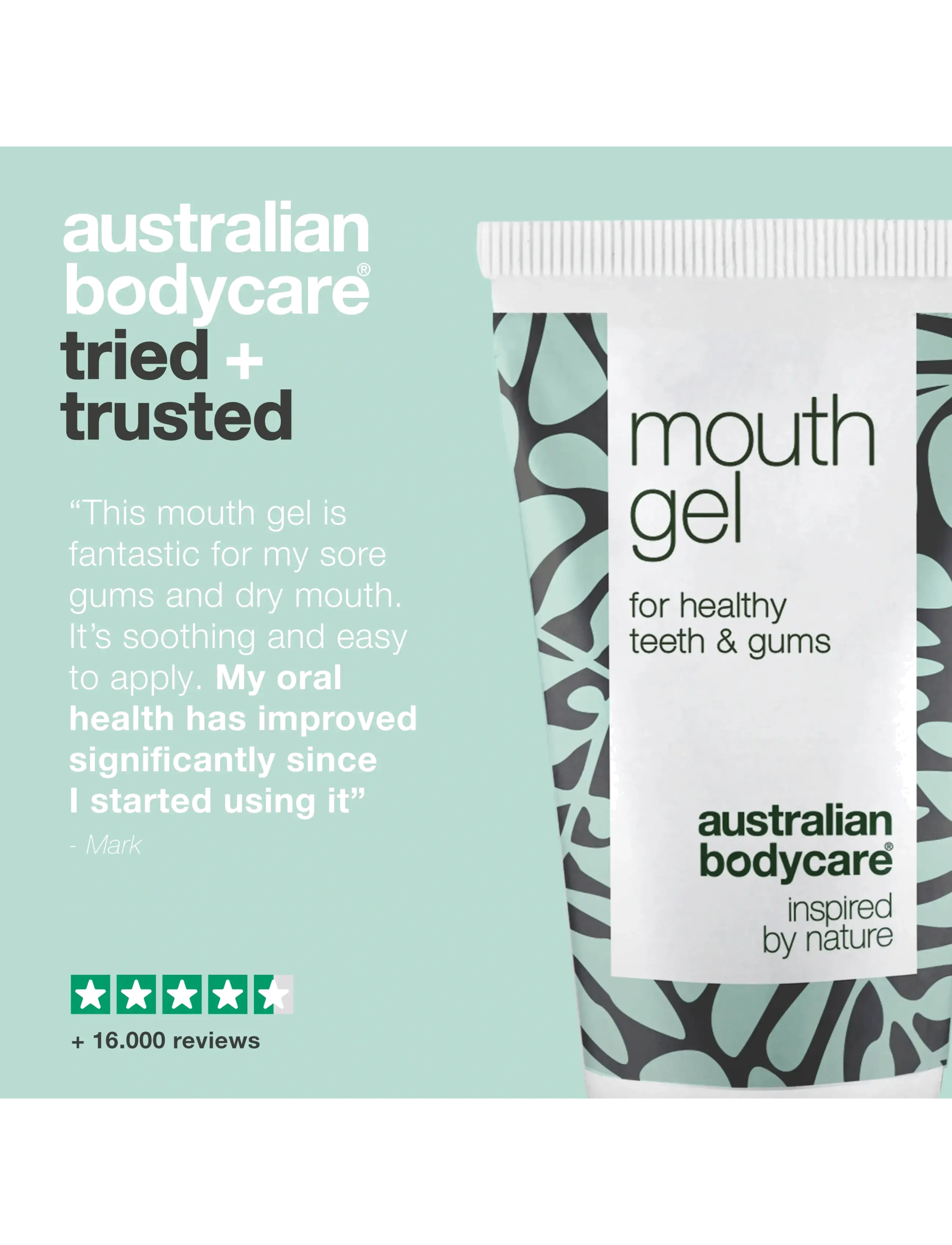 Australian Bodycare - Mouth Gel - oral gel for good oral hygiene - 50 ml - prekės ir rinkiniai kelionėms - no color - 5