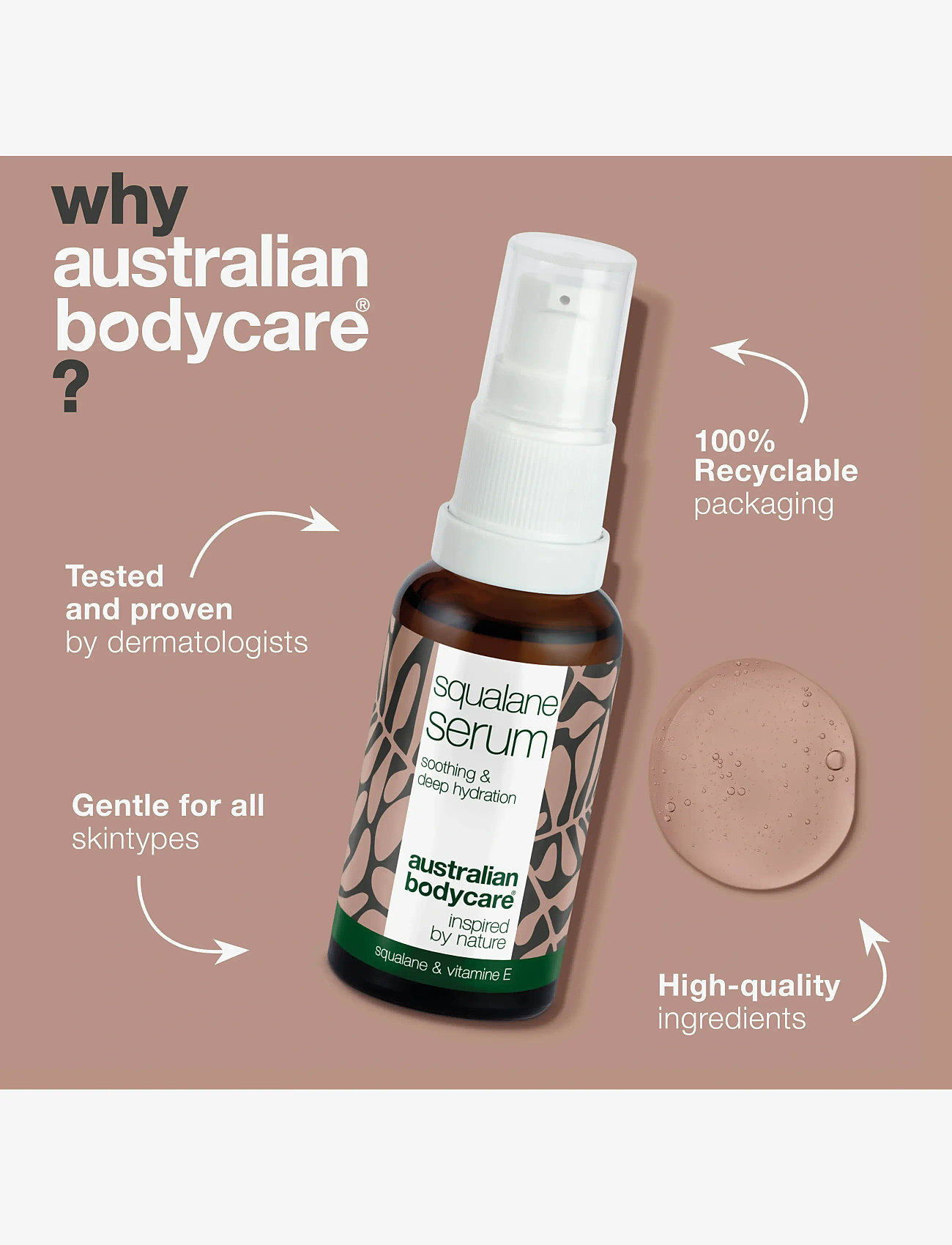 Australian Bodycare - Squalane Serum for very dry skin - 30 ml - serum - no color - 4