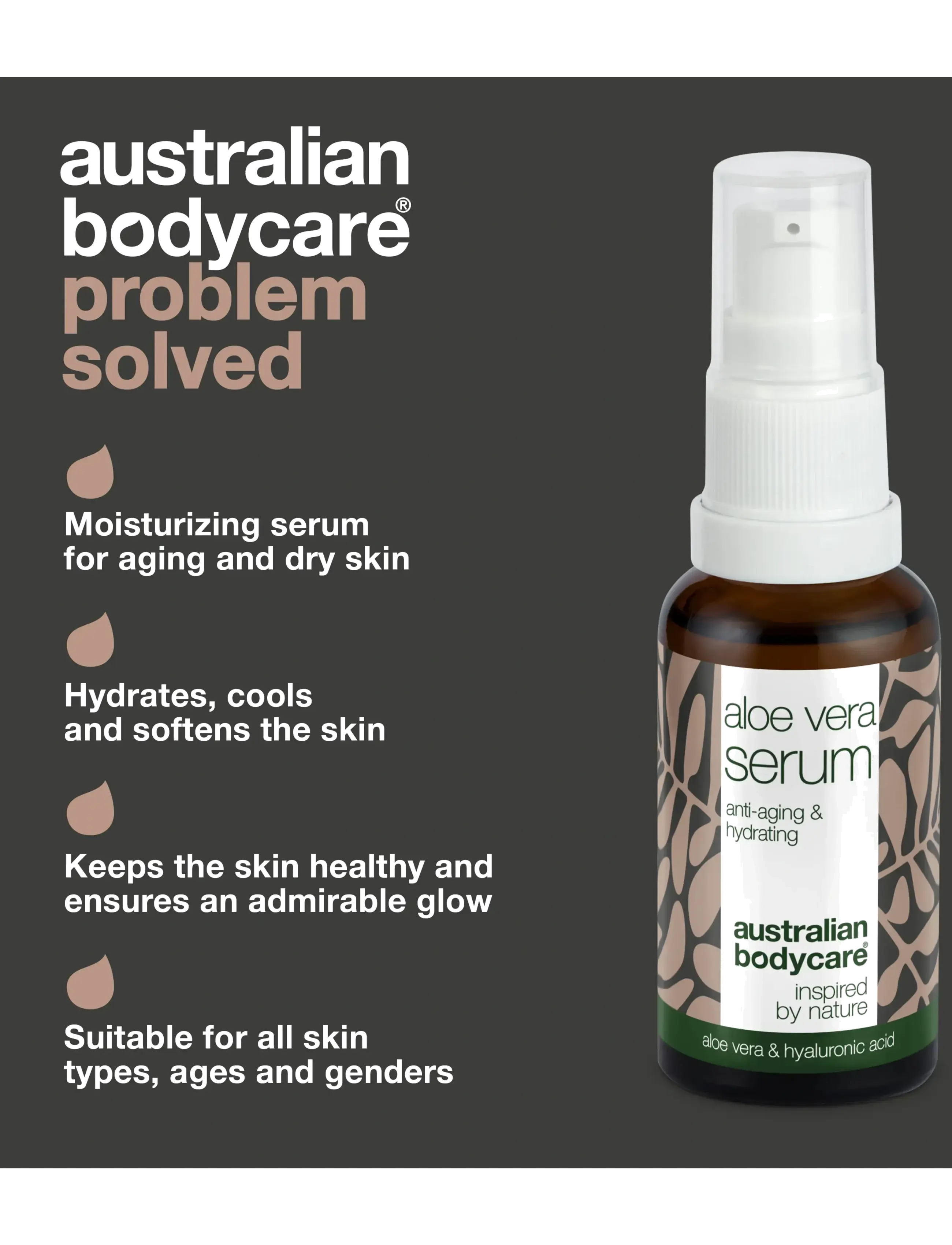 Australian Bodycare - Aloe Vera Serum - smooths wrinkles - 30 ml - serum - no color - 3