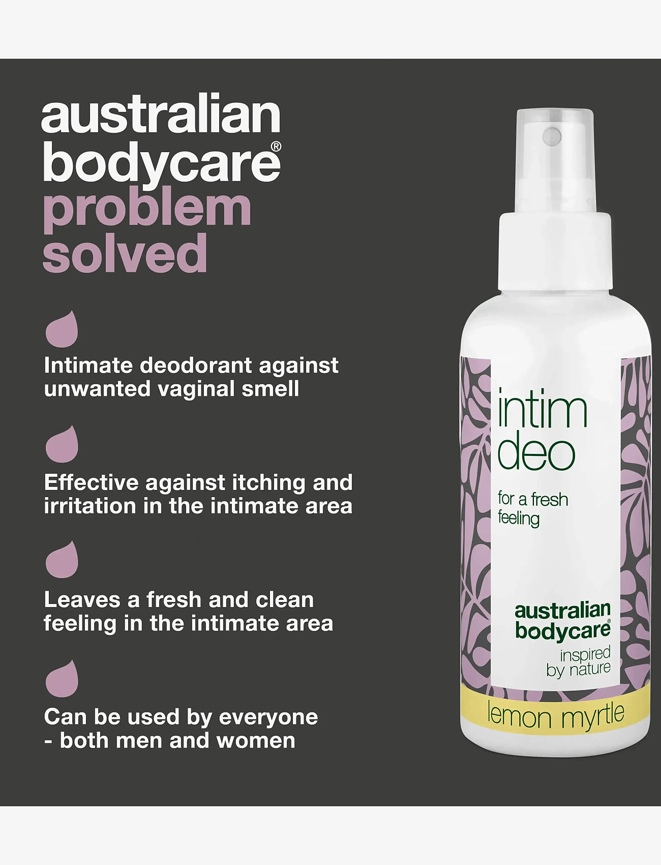 Australian Bodycare - Intim Deo to prevent unwanted odor - Lemon Myrtle 100 ml - intimvask - clear - 3