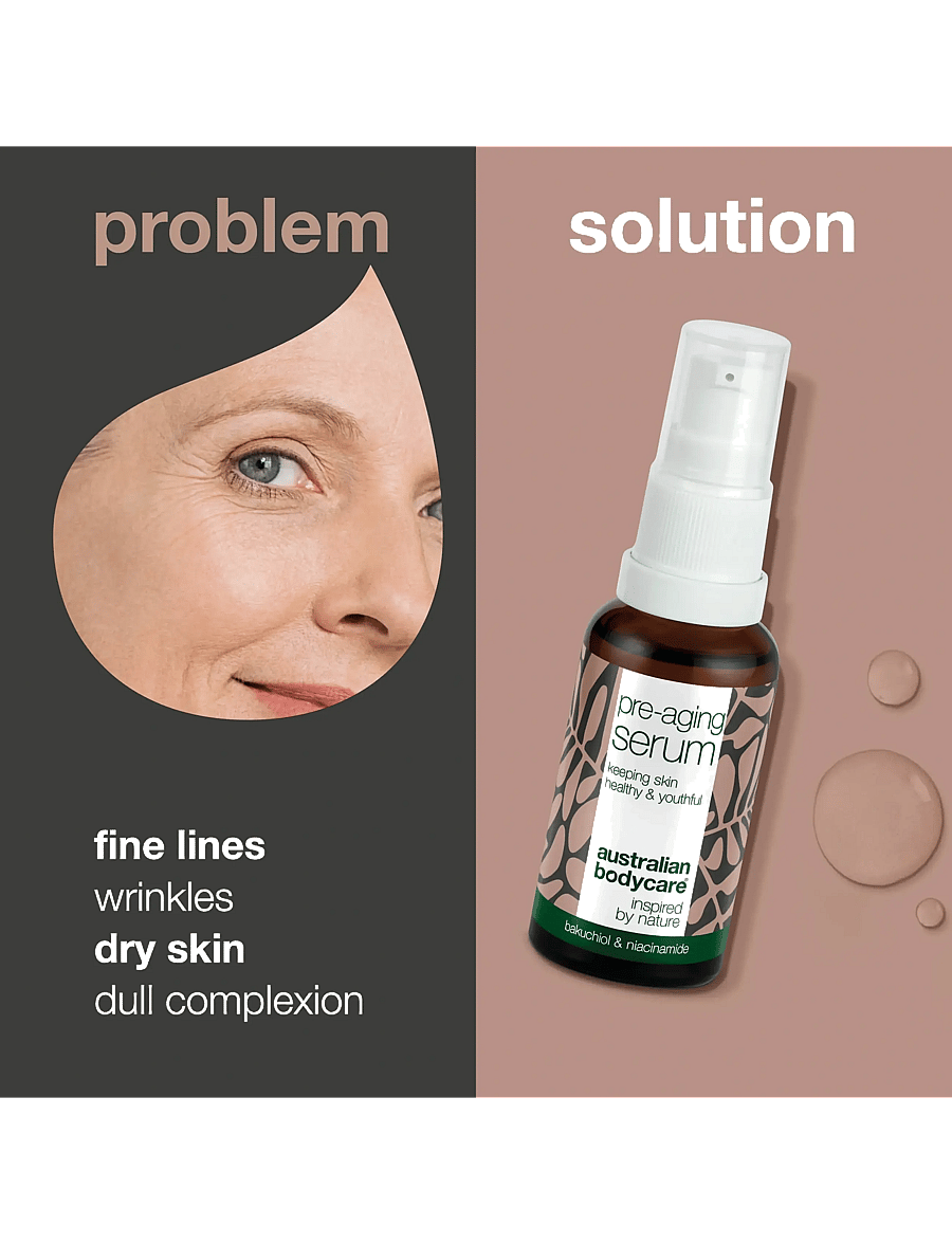 Australian Bodycare - Pre-aging Serum - anti-age with peptides & caffeine - 30+ - 30 ml - no color - 2
