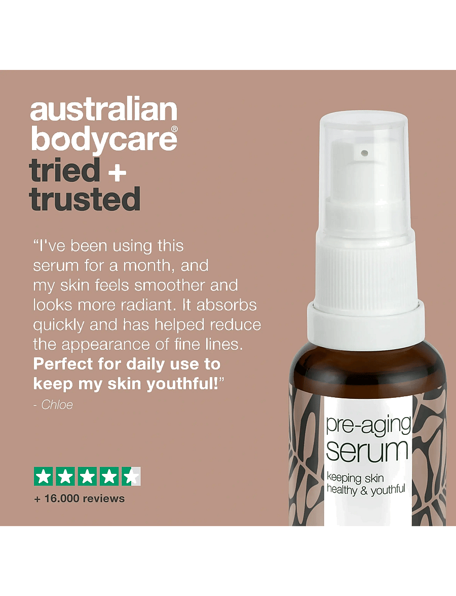 Australian Bodycare - Pre-aging Serum - anti-age with peptides & caffeine - 30+ - 30 ml - no color - 5