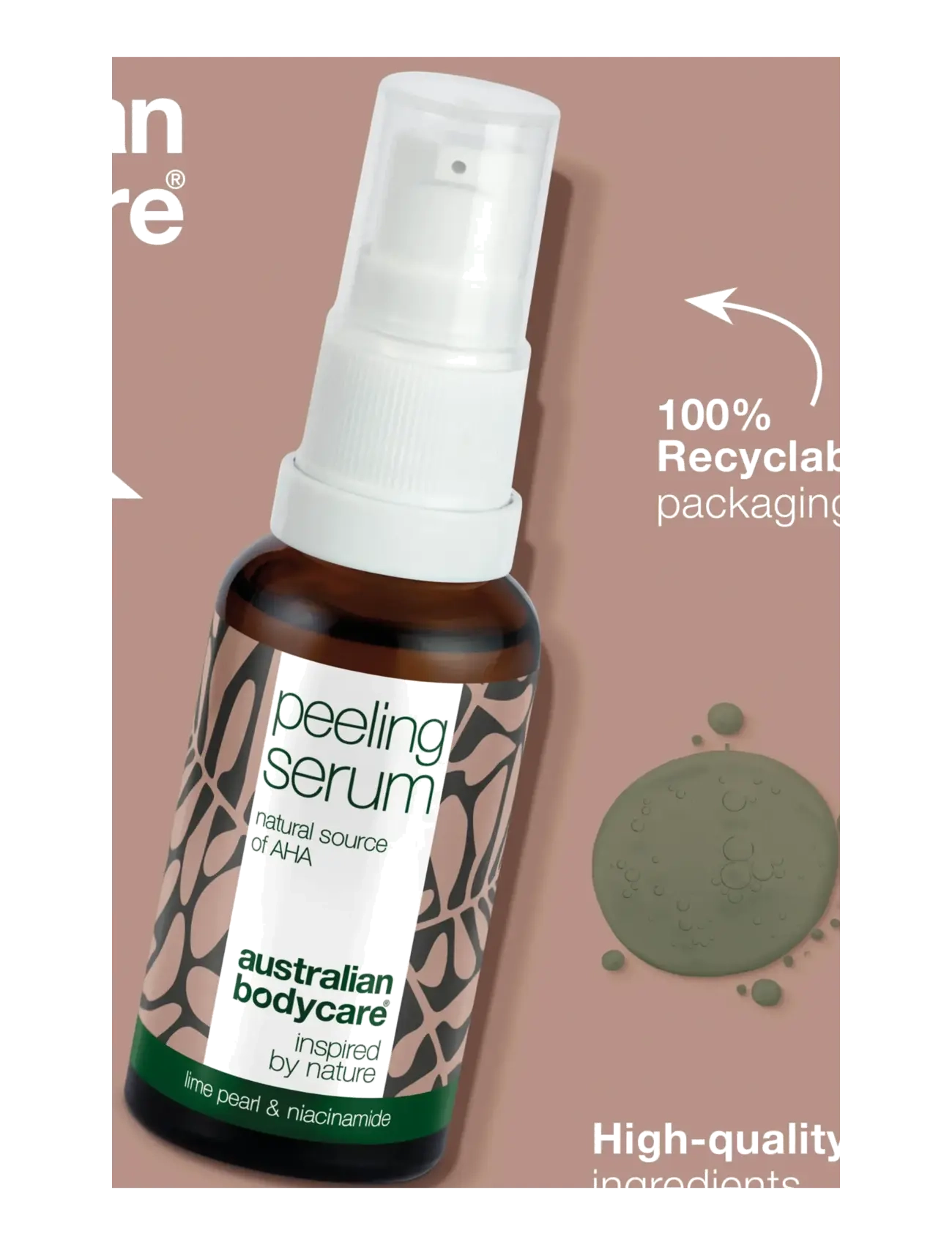 Australian Bodycare - Peeling Serum - Natural peeling serum with AHA - 30 ml - serum - no color - 4