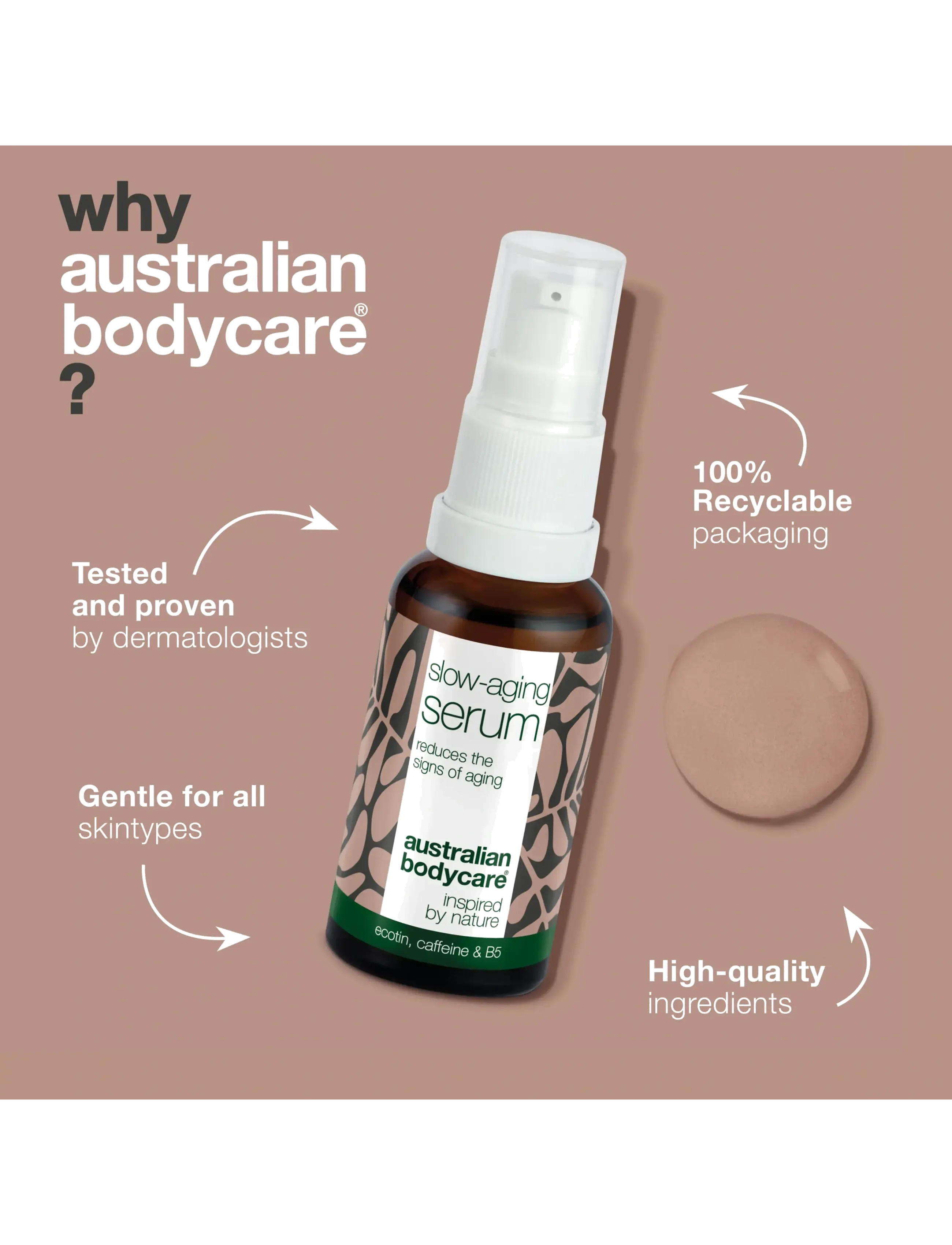 Australian Bodycare - Slow-Aging Serum - Anti-age - mature skin 50+ - 30 ml - ansigspleje - no color - 4