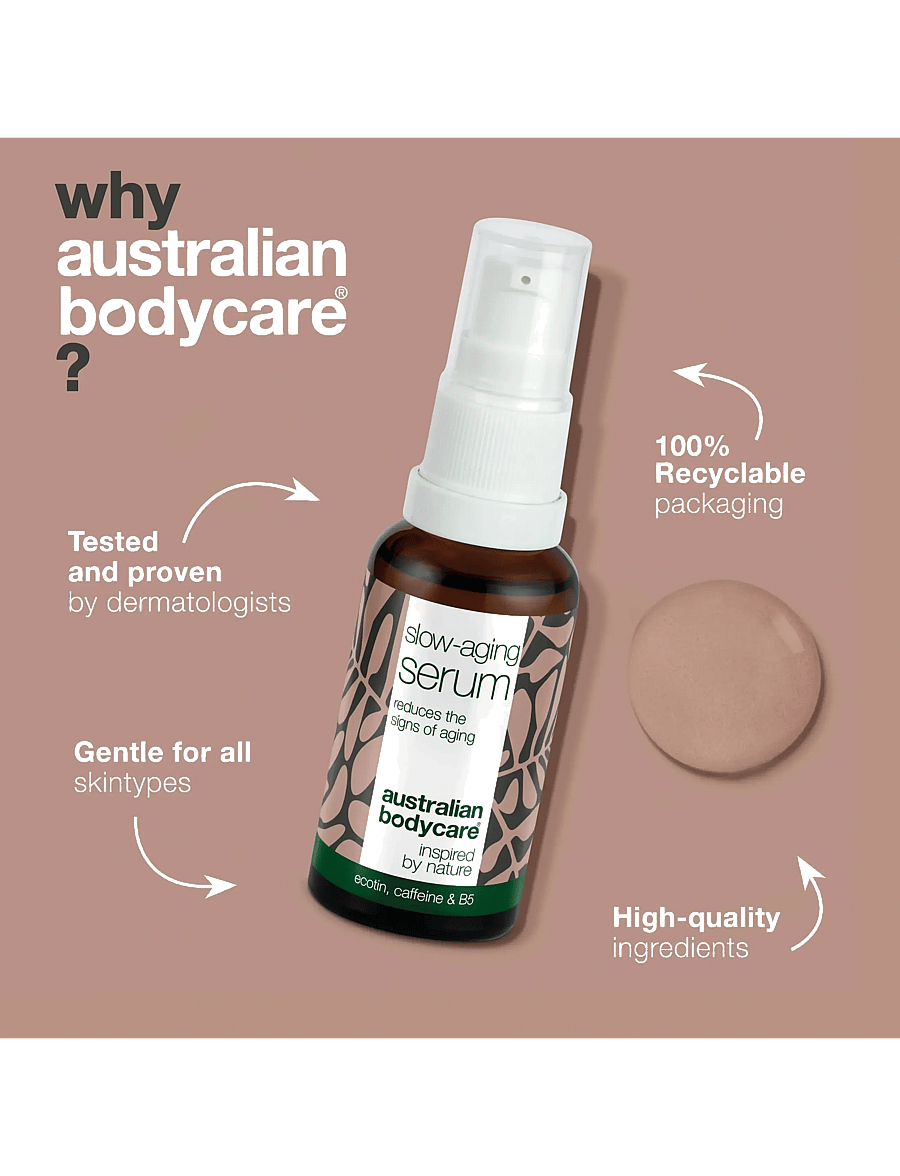 Australian Bodycare - Slow-Aging Serum - Anti-age - mature skin 50+ - 30 ml - no color - 4