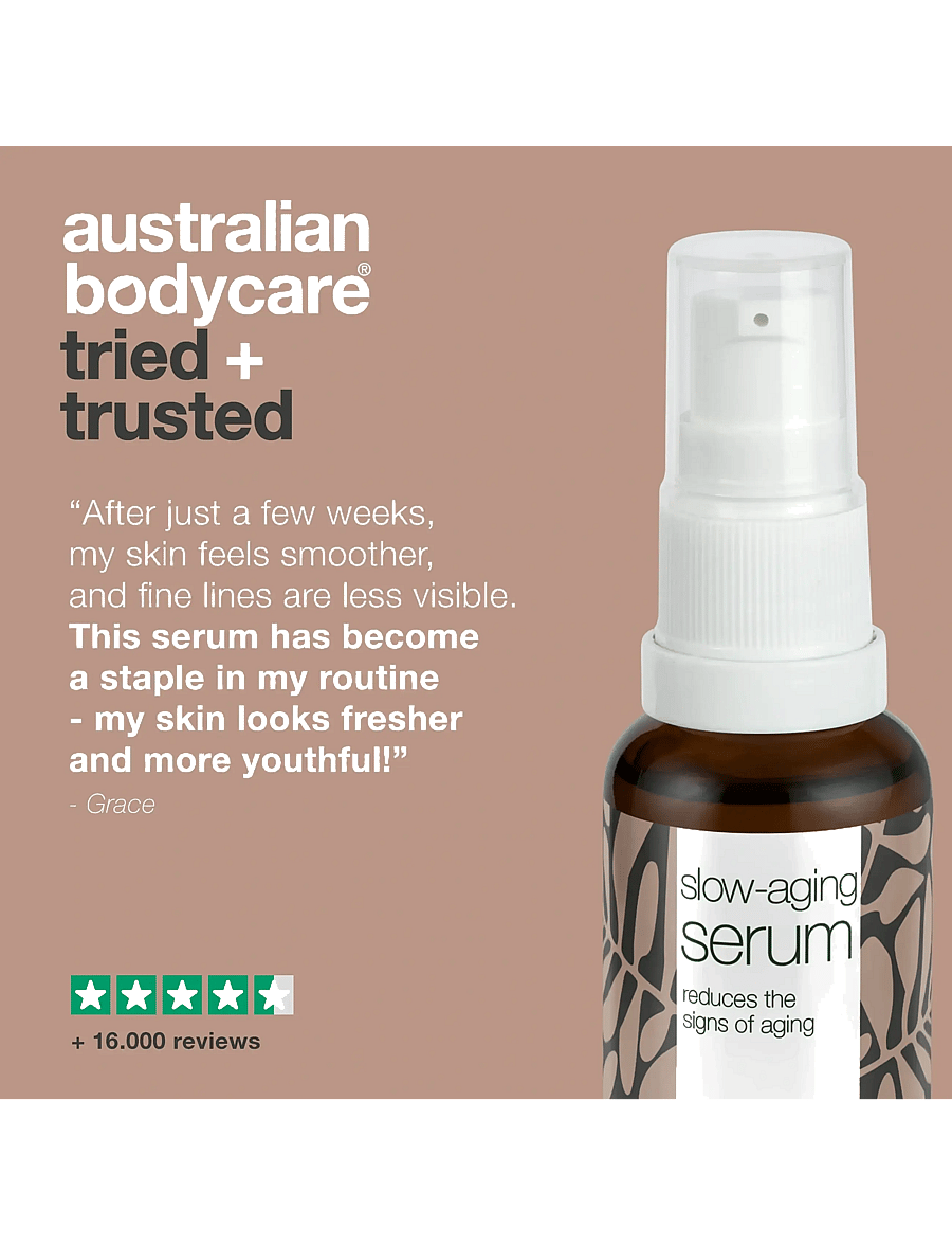 Australian Bodycare - Slow-Aging Serum - Anti-age - mature skin 50+ - 30 ml - no color - 5