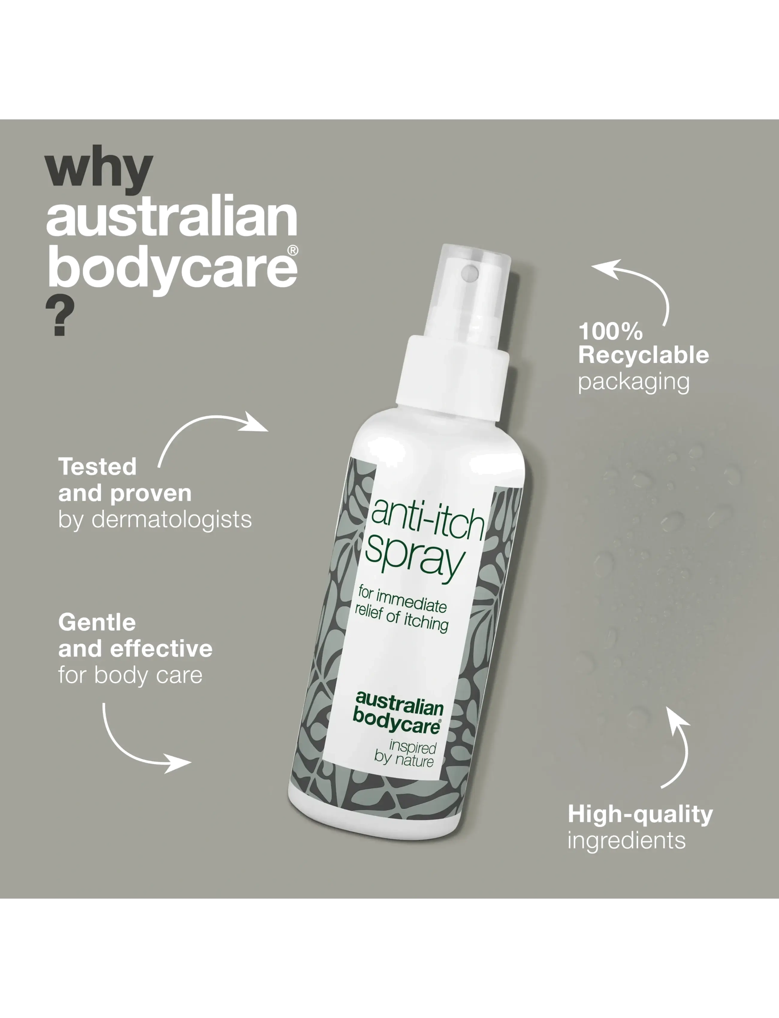 Australian Bodycare - Anti Itch Spray for itchy and irritated skin  - 100 ml - lotion & creme - no color - 4