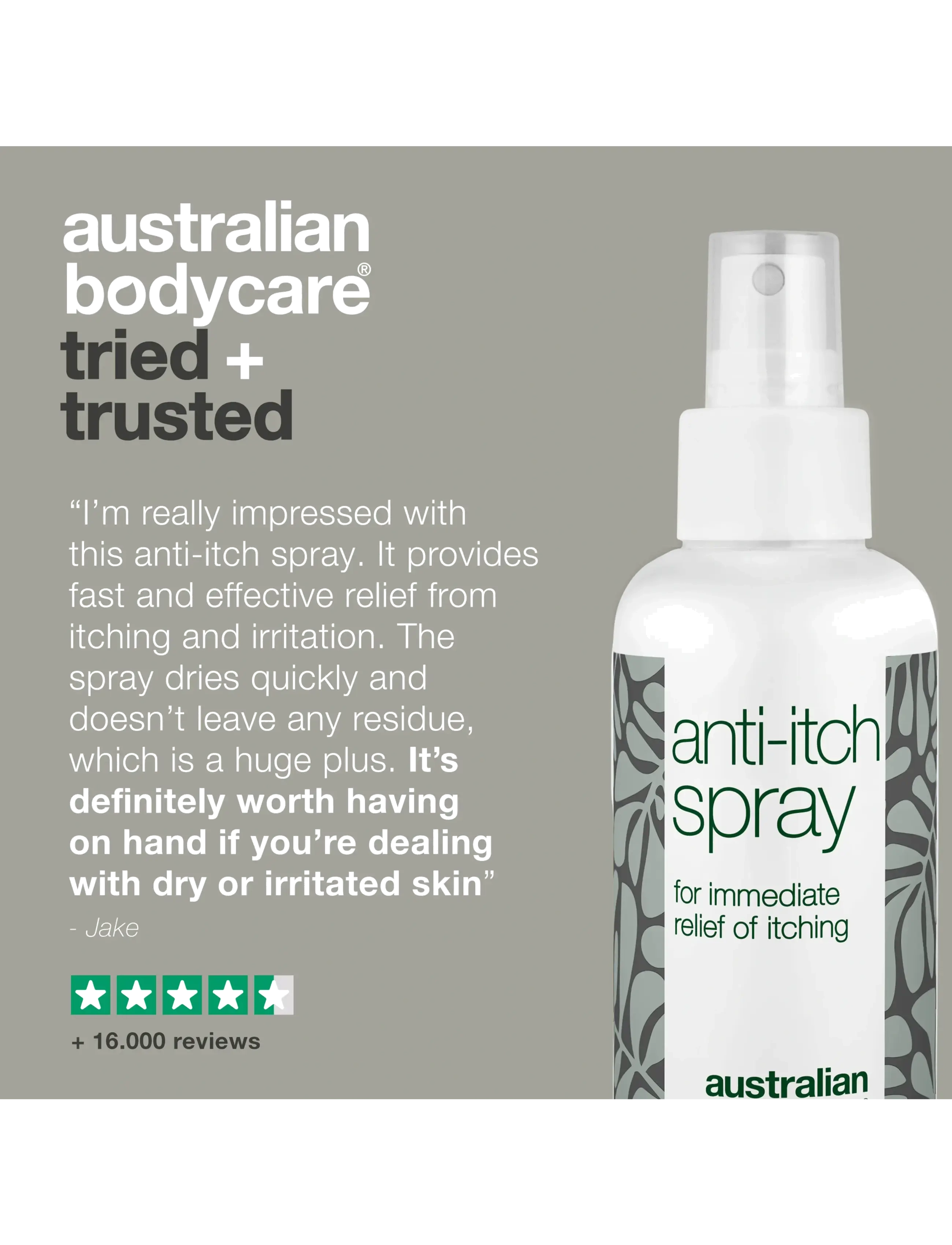 Australian Bodycare - Anti Itch Spray for itchy and irritated skin  - 100 ml - body lotions - no color - 5