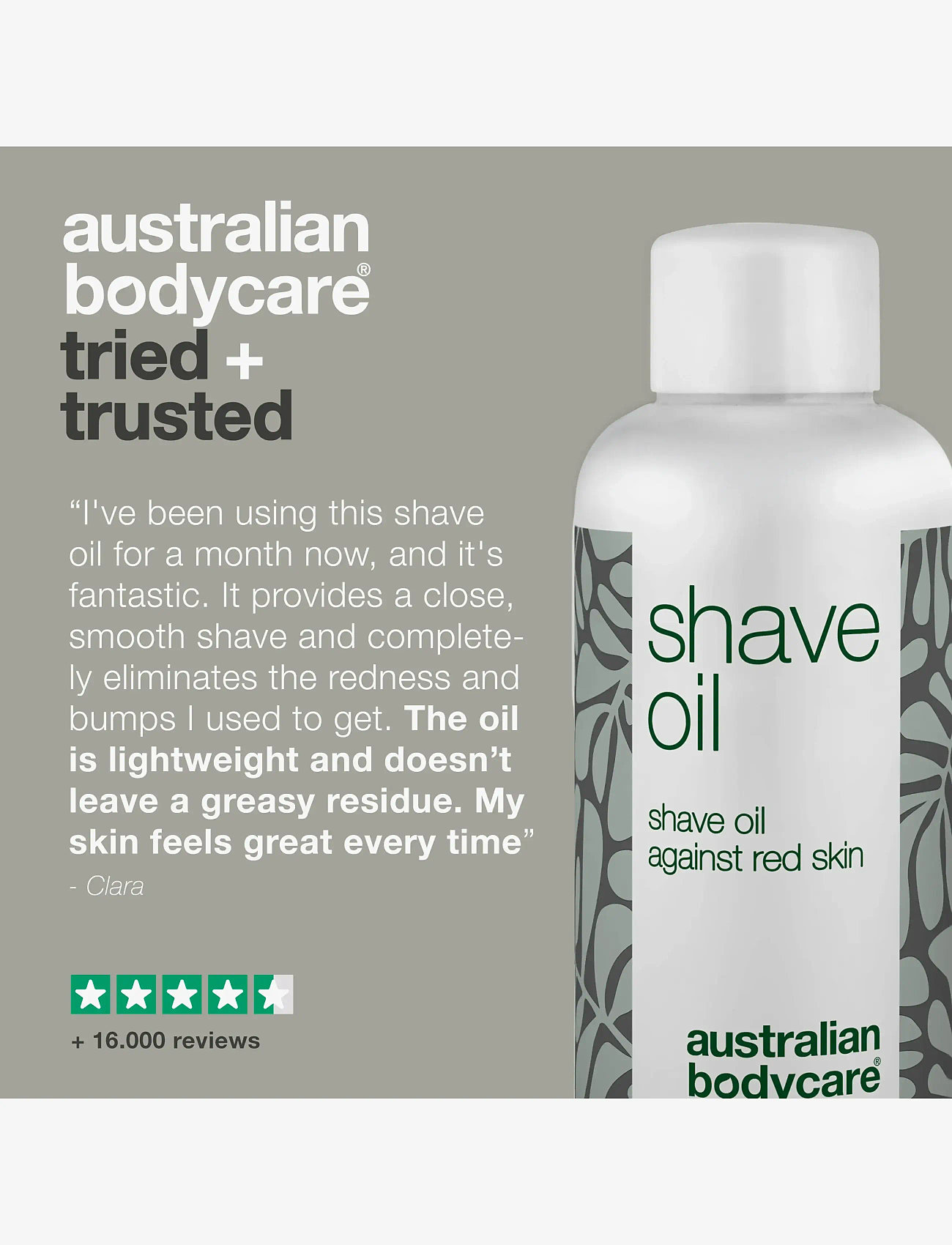 Australian Bodycare - Shaving Oil against red spots & ingrown hairs - 80 ml - rejsestørrelser & kits  - no color - 4