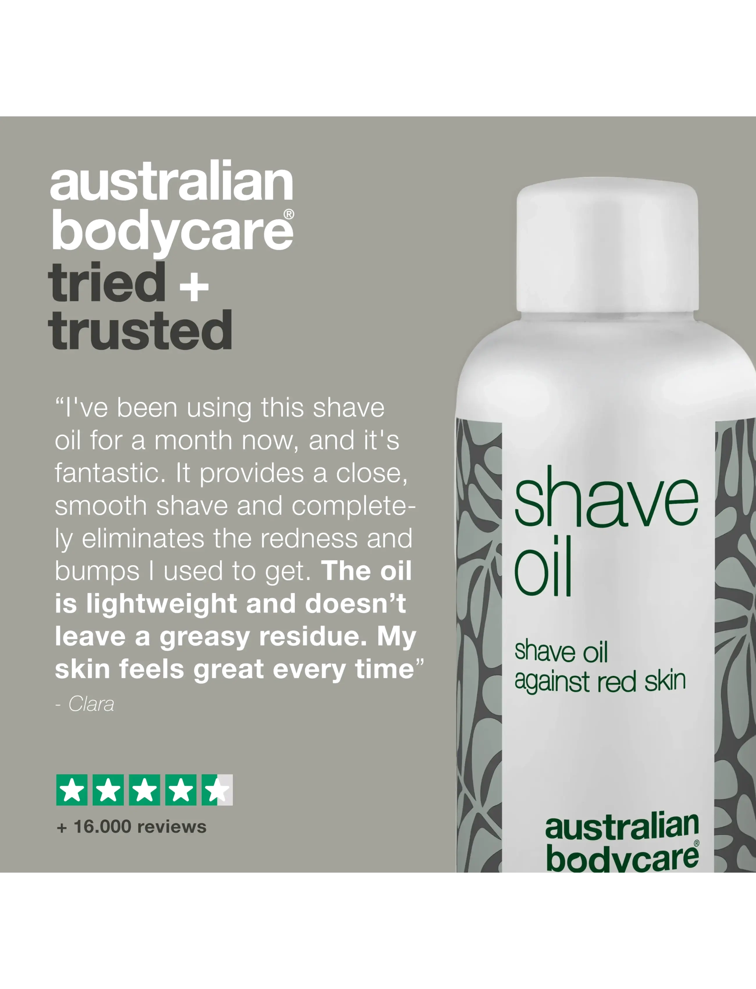 Australian Bodycare - Shaving Oil against red spots & ingrown hairs - 80 ml - barbergels - no color - 4