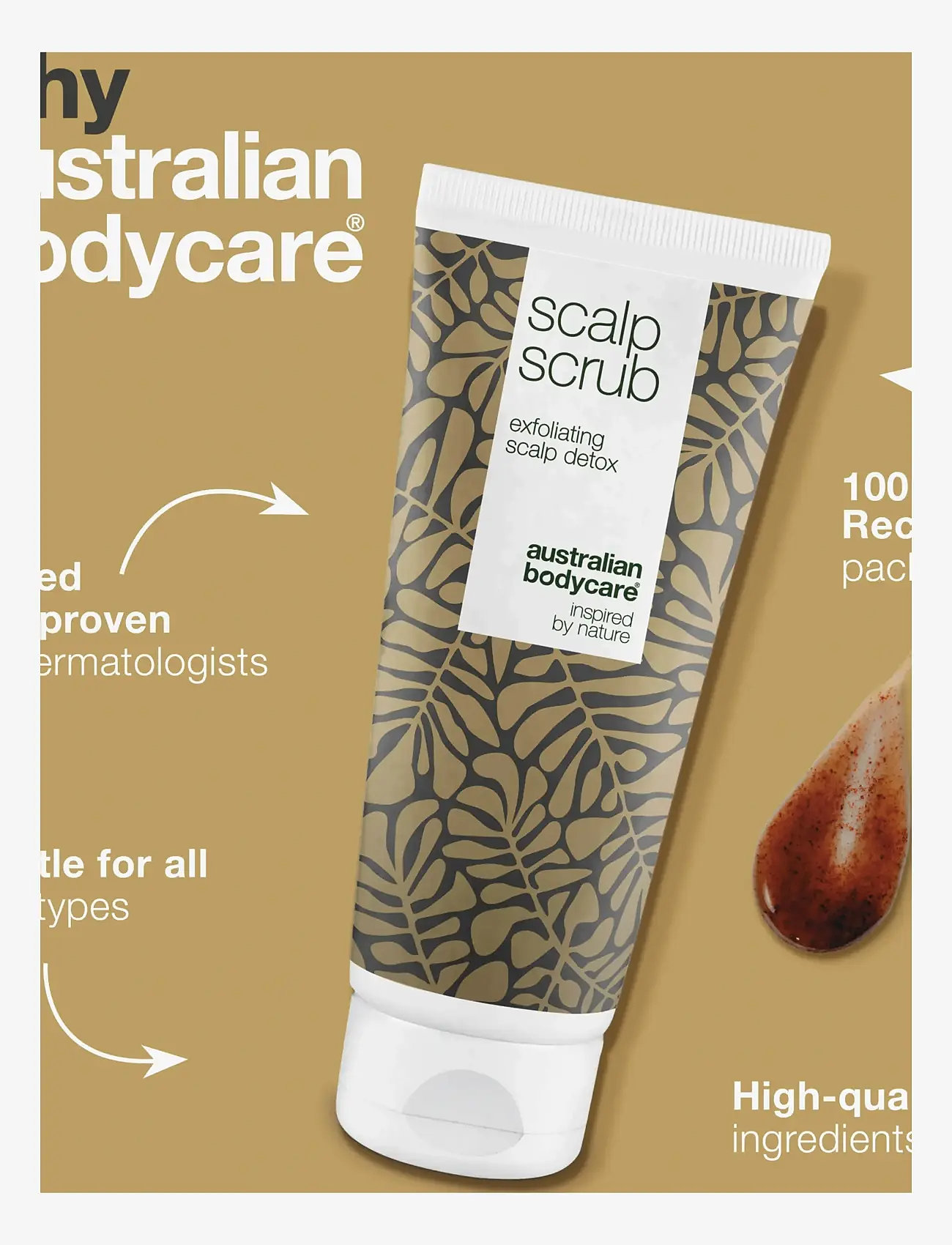 Australian Bodycare - Scalp Scrub 200 ml - scalp treatment - clear - 3