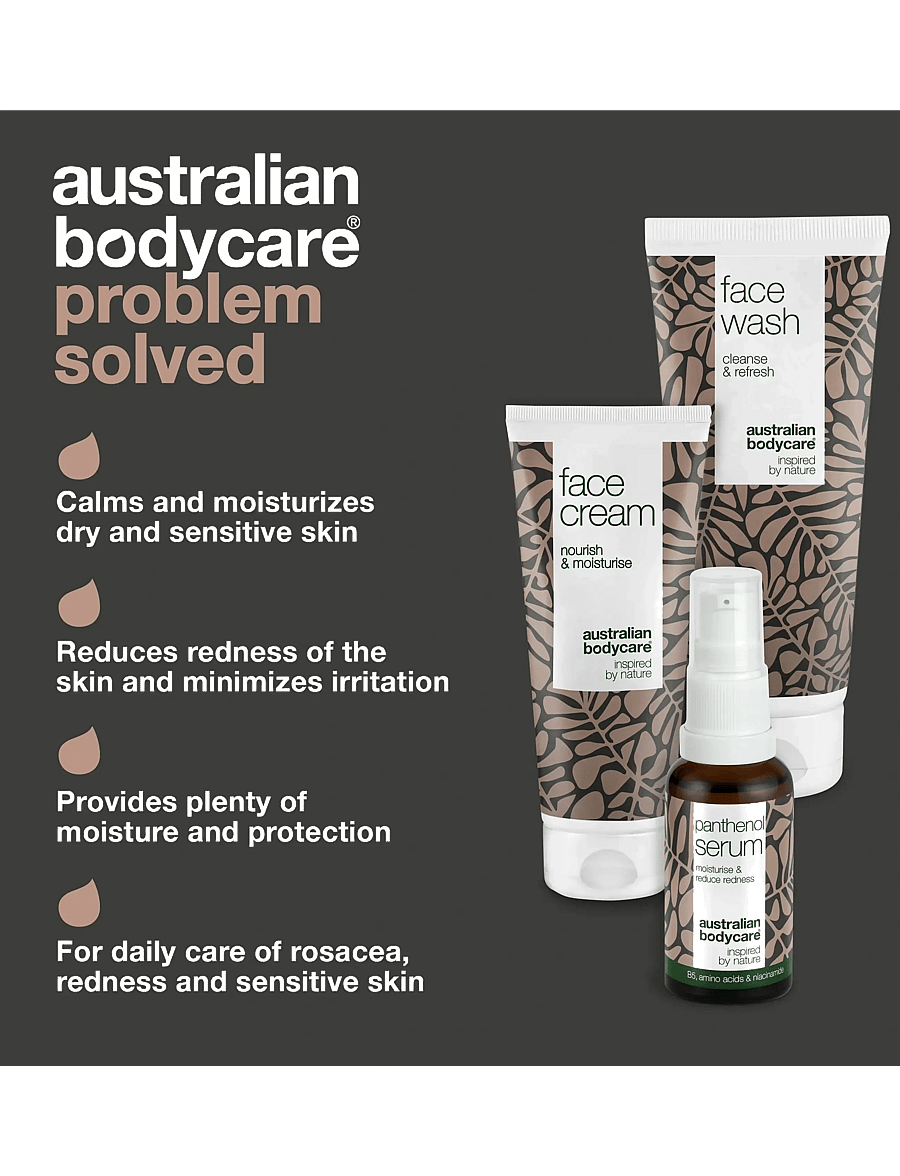 Australian Bodycare - Redness relief kit - gentle & soothing face care - giftset - tea tree oil - 2