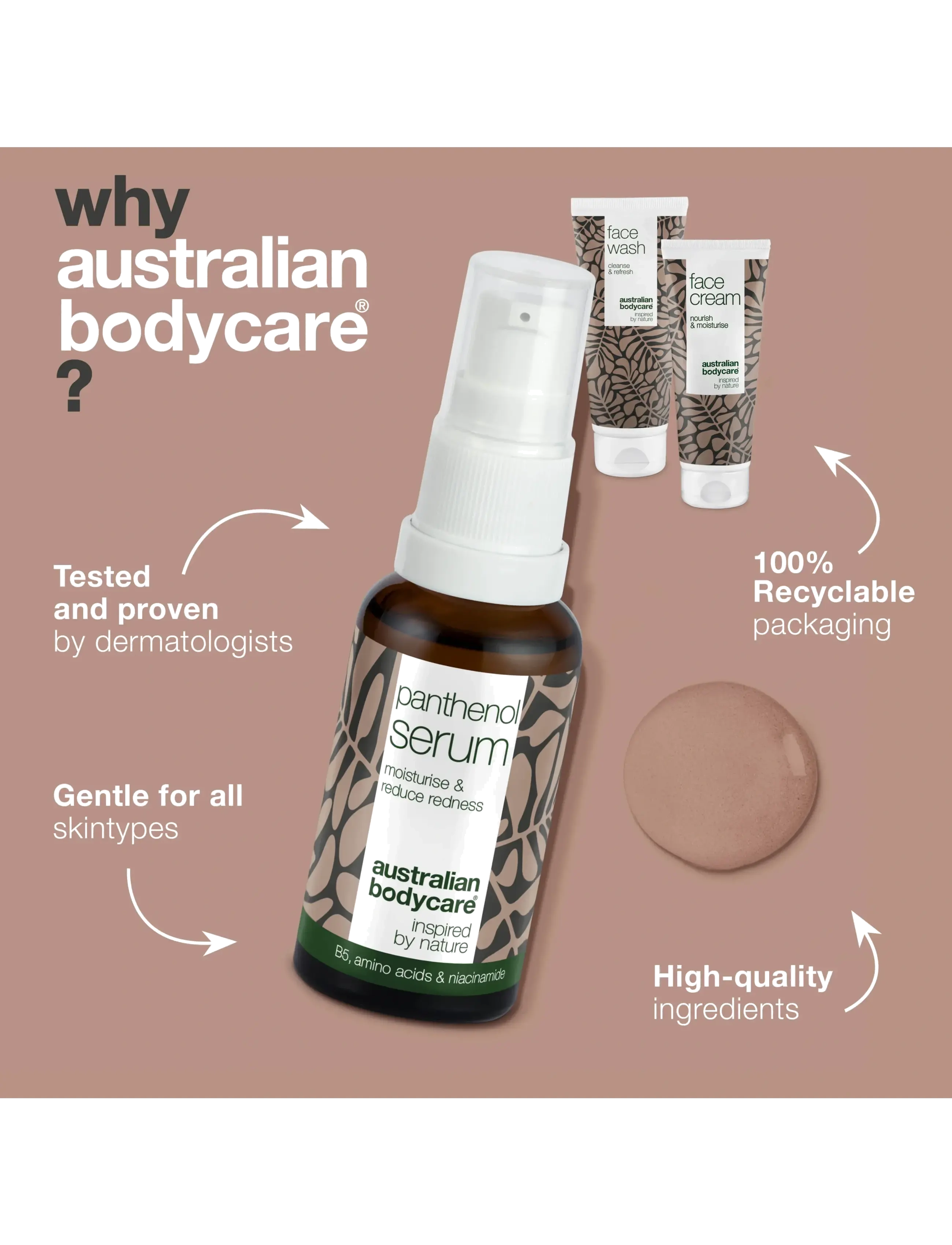 Australian Bodycare - Redness relief kit - gentle & soothing face care - giftset - tea tree oil - 3