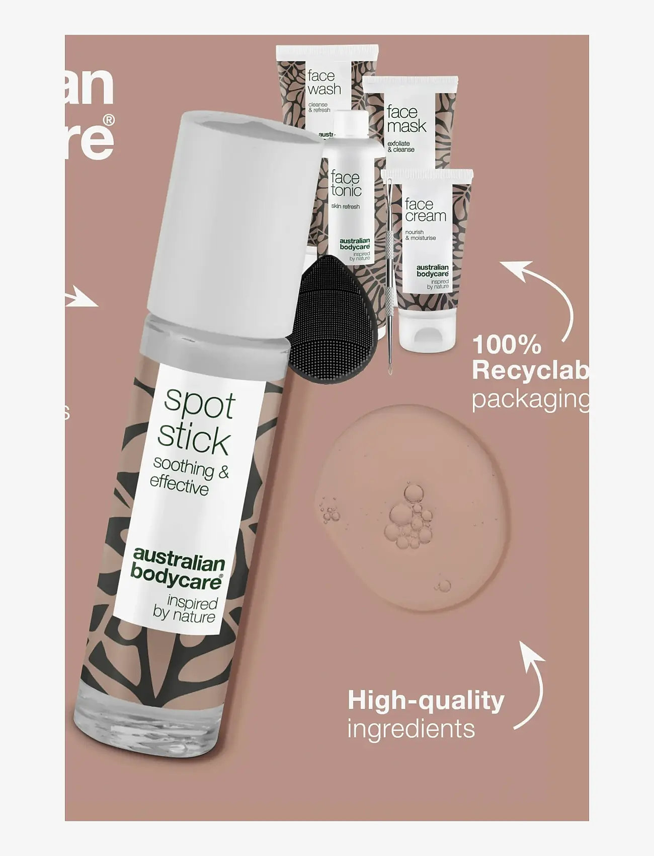 Australian Bodycare - 7 face products for blemished skin - til ham - tea tree oil - 3