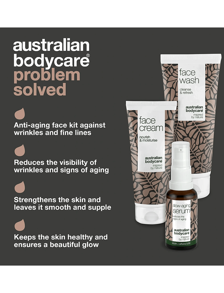 Australian Bodycare - Anti-age products for 50+ - 3 steps to reduce signs of aging - giftset - tea tree oil - 2