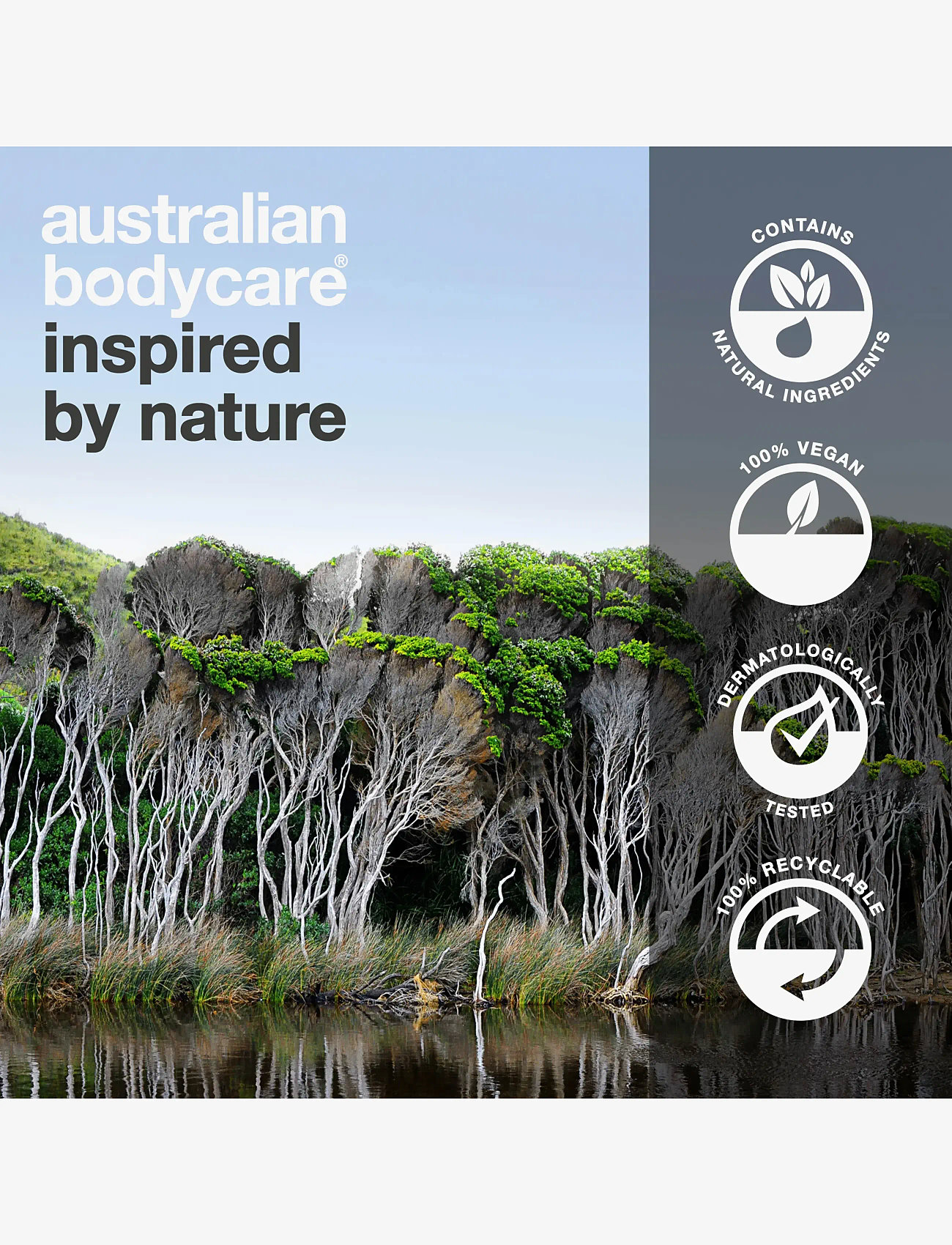 Australian Bodycare - Anti-age products for 50+ - 3 steps to reduce signs of aging - til ham - tea tree oil - 5