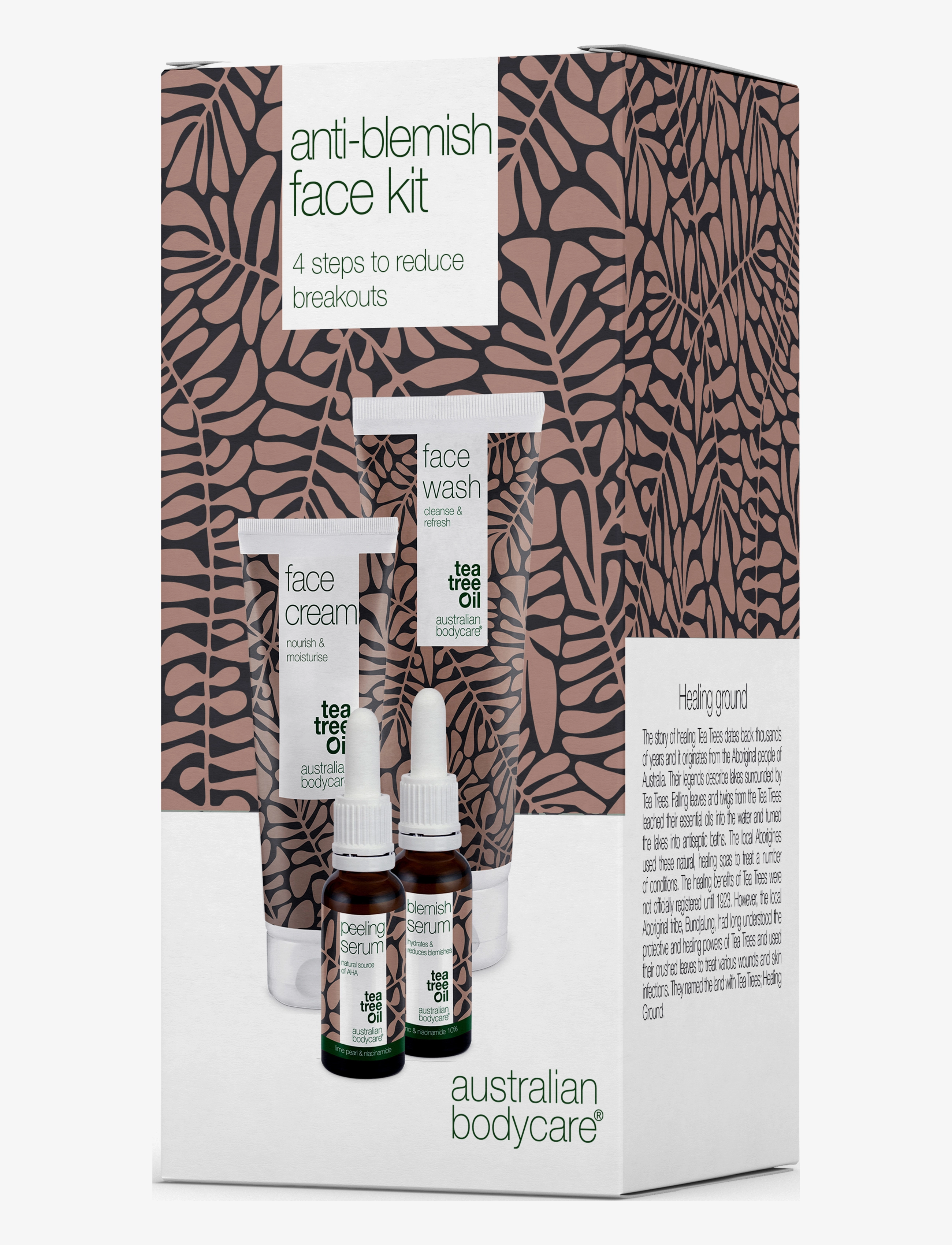 Australian Bodycare 4 face products for blemished skin - Komplekt - TEA TREE OIL / clear