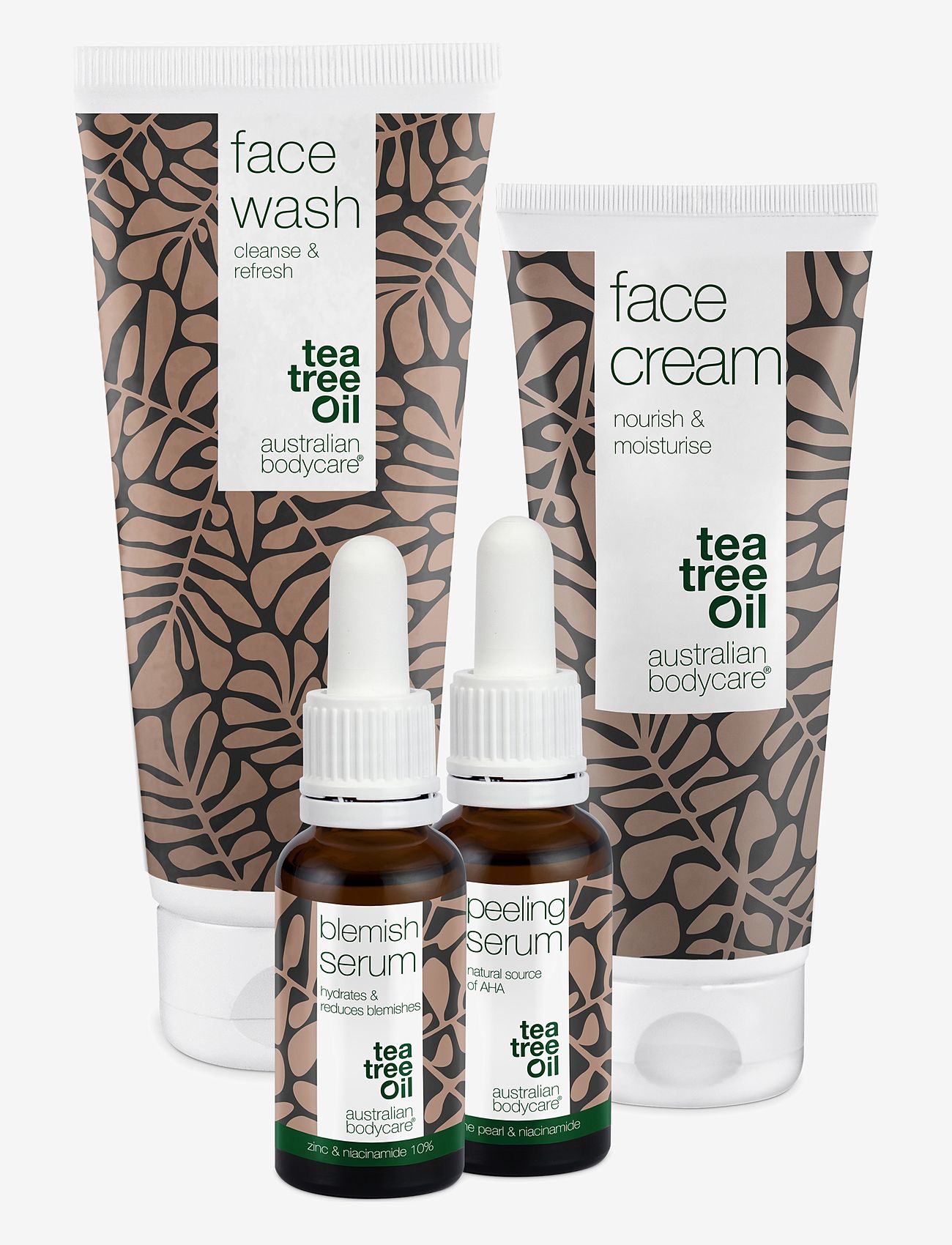 Australian Bodycare - 4 products for smooth facial skin - giftset - tea tree oil - 1