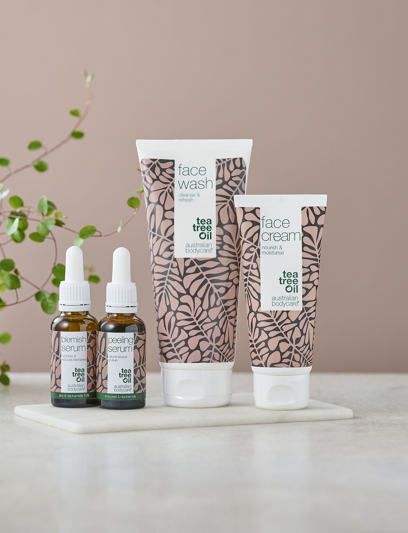 Australian Bodycare - 4 products for smooth facial skin - giftset - tea tree oil - 2
