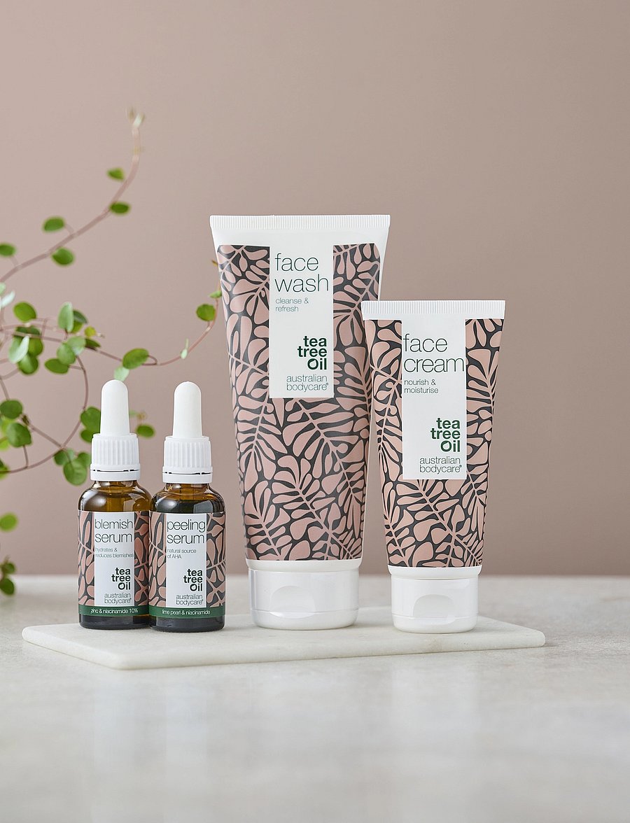 Australian Bodycare - 4 products for smooth facial skin - giftset - tea tree oil - 2