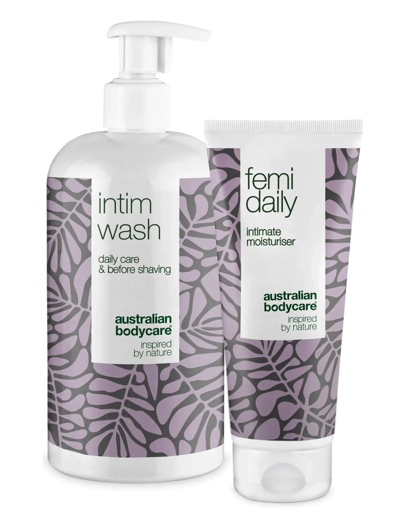Australian Bodycare 2 products for daily intimate care - Intimvask - TEA TREE OIL / white
