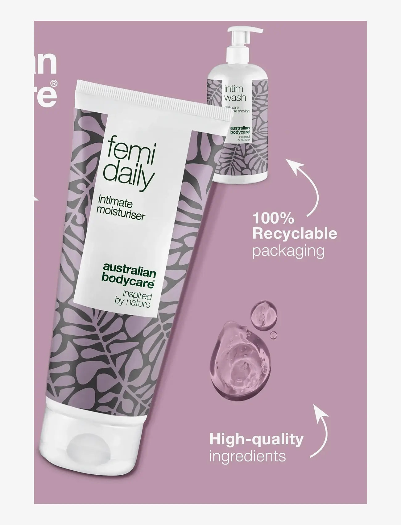 Australian Bodycare - 2 products for daily intimate care - intymios higienos priemonės - tea tree oil - 3